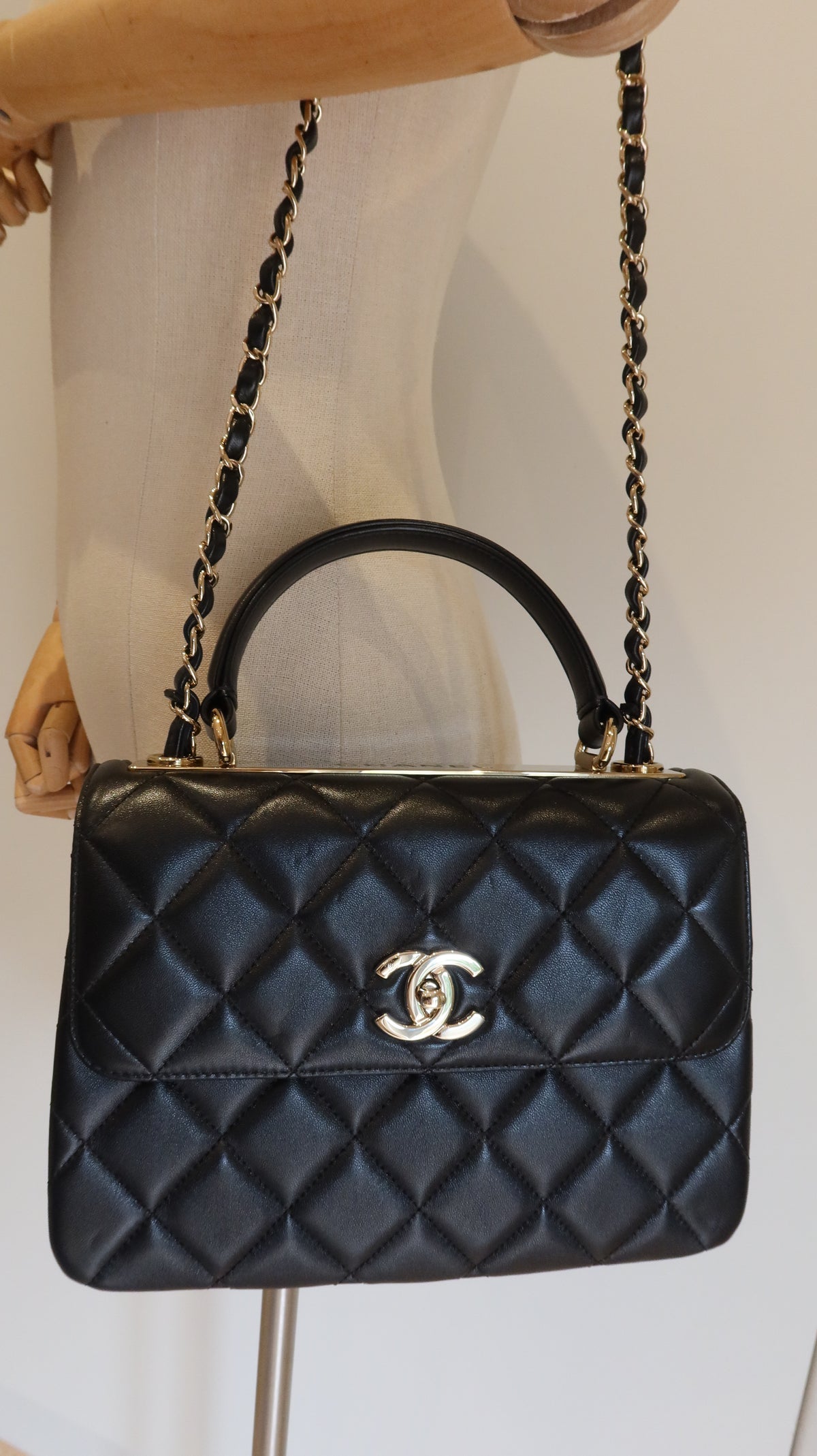 Chanel Flap with Top Handle