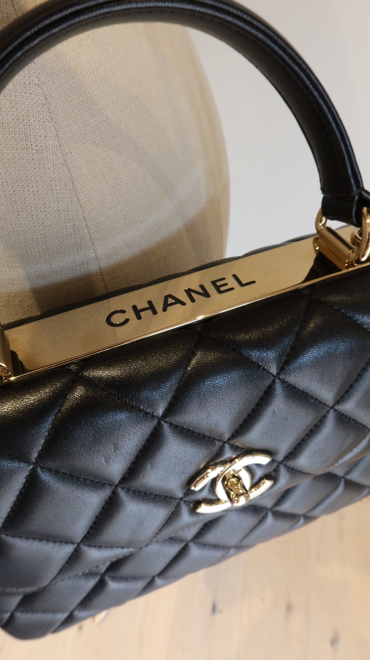 Chanel Flap with Top Handle