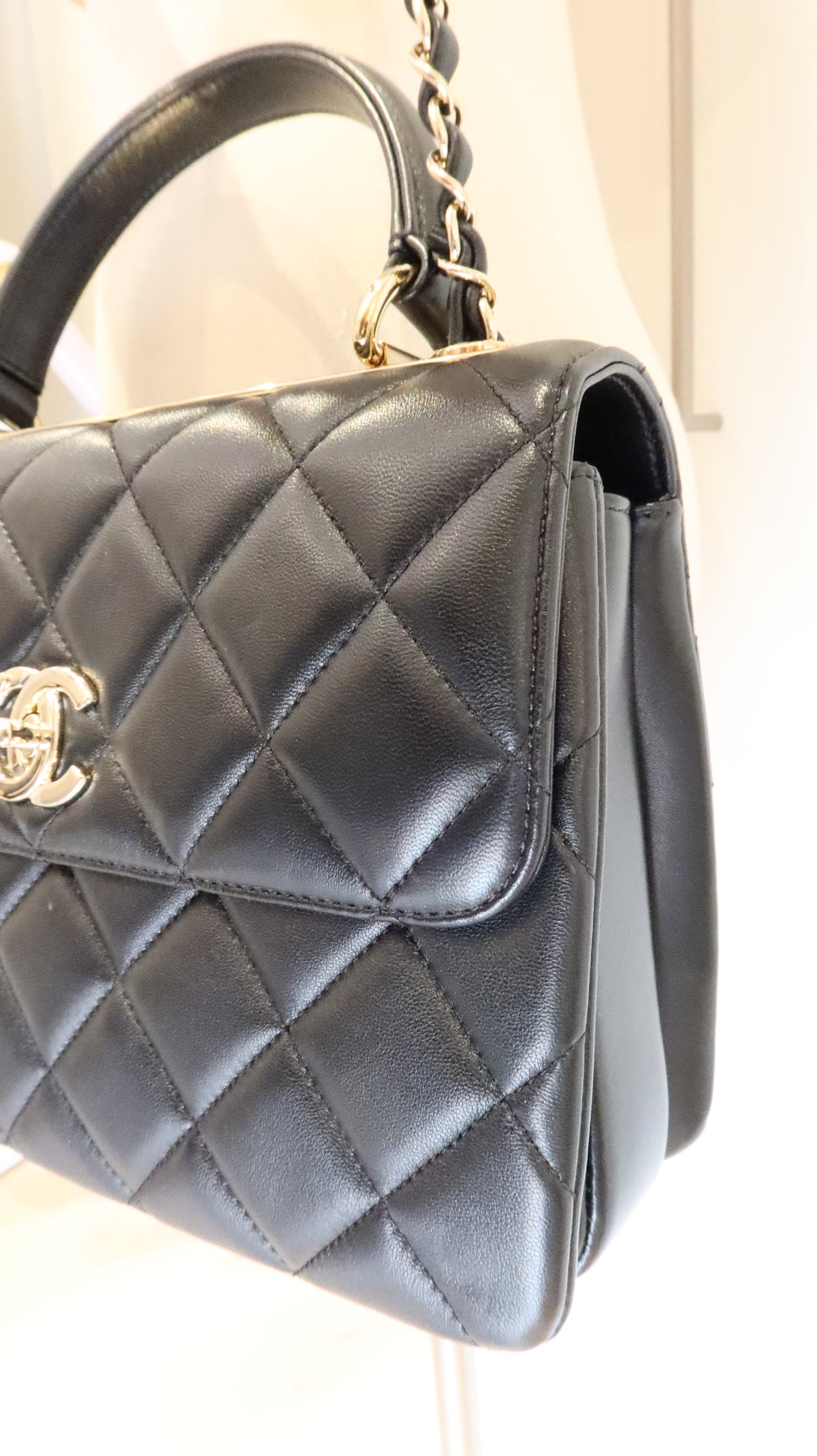 Chanel Flap with Top Handle
