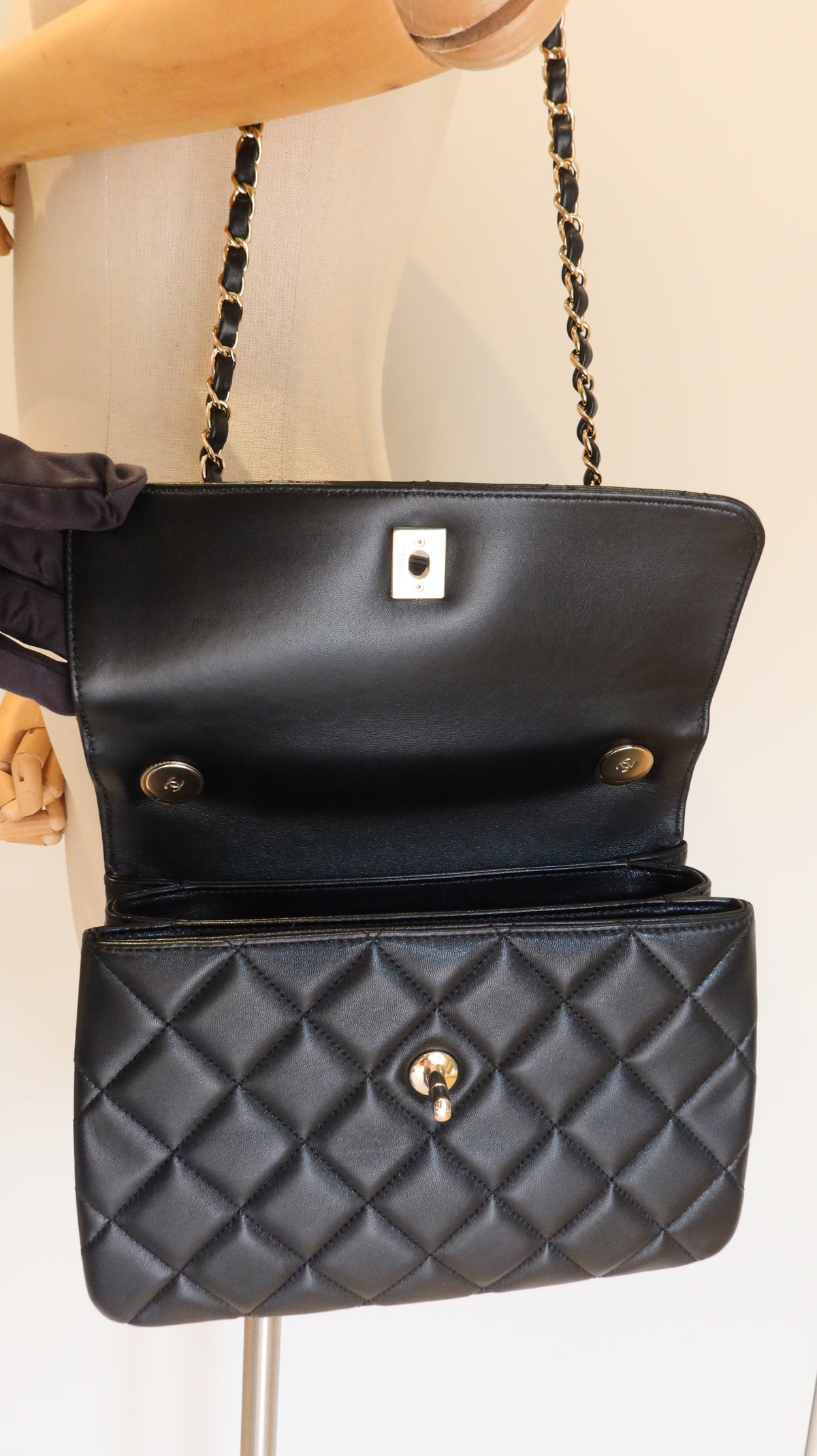 Chanel Flap with Top Handle