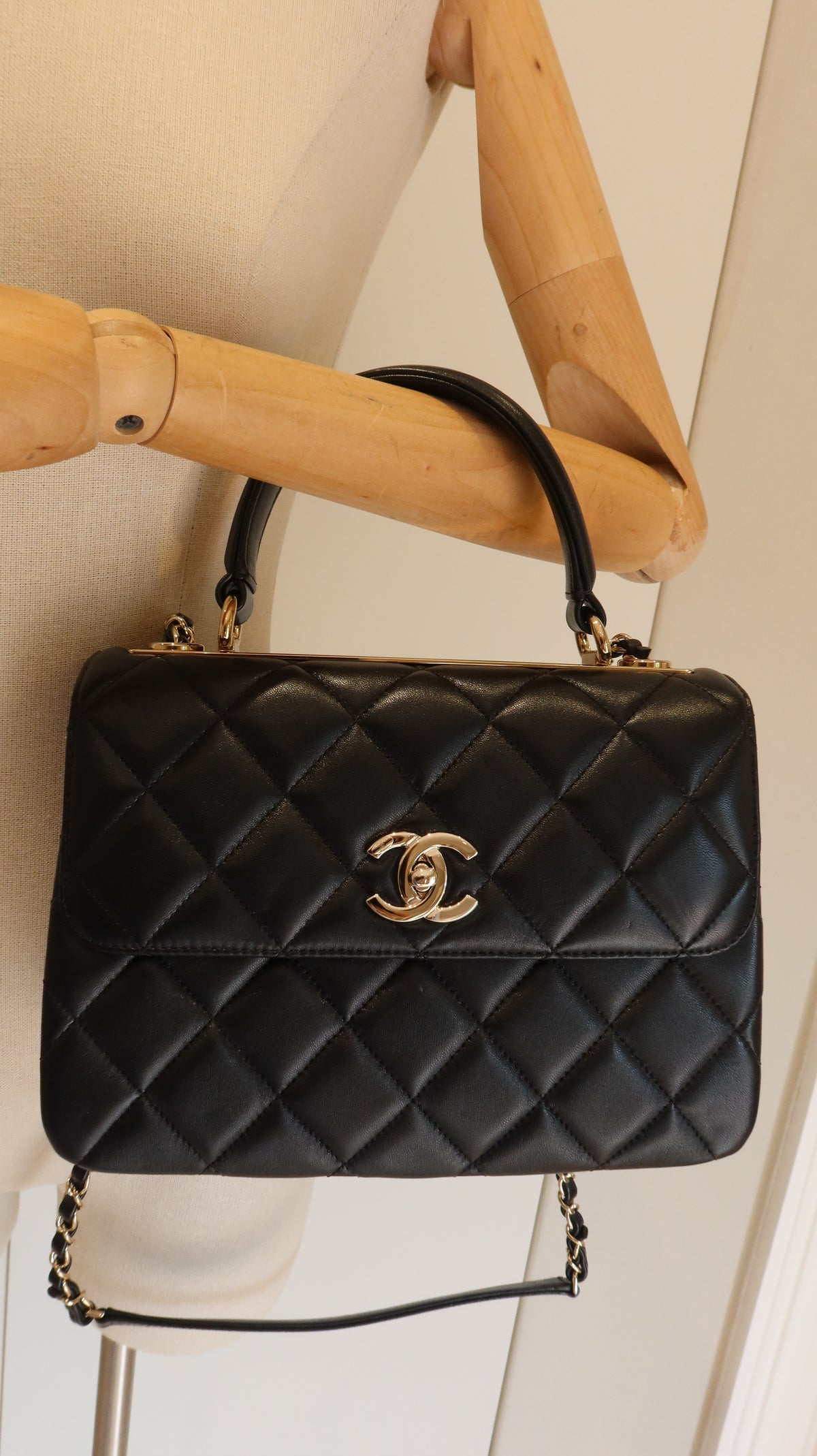 Chanel Flap with Top Handle