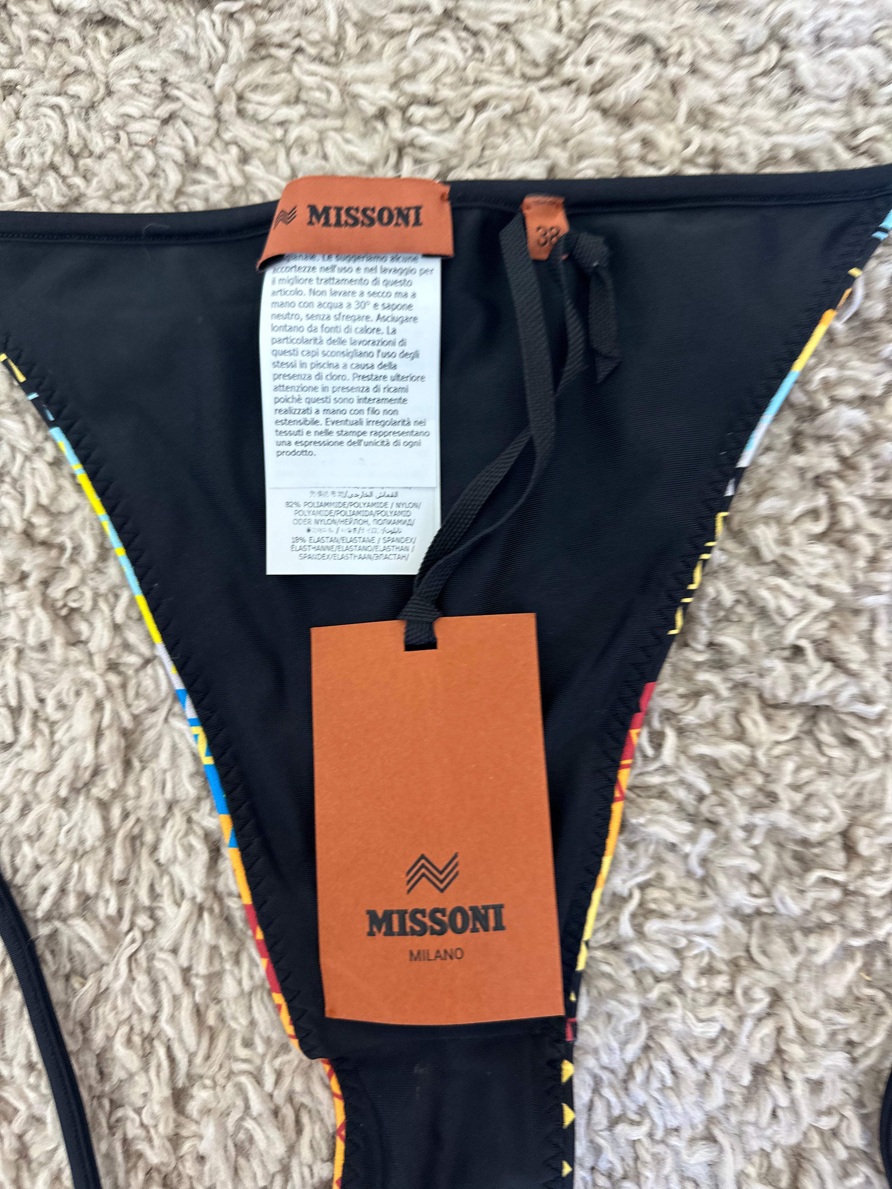 MISSONI Chevron Bikini Set (38/As New)