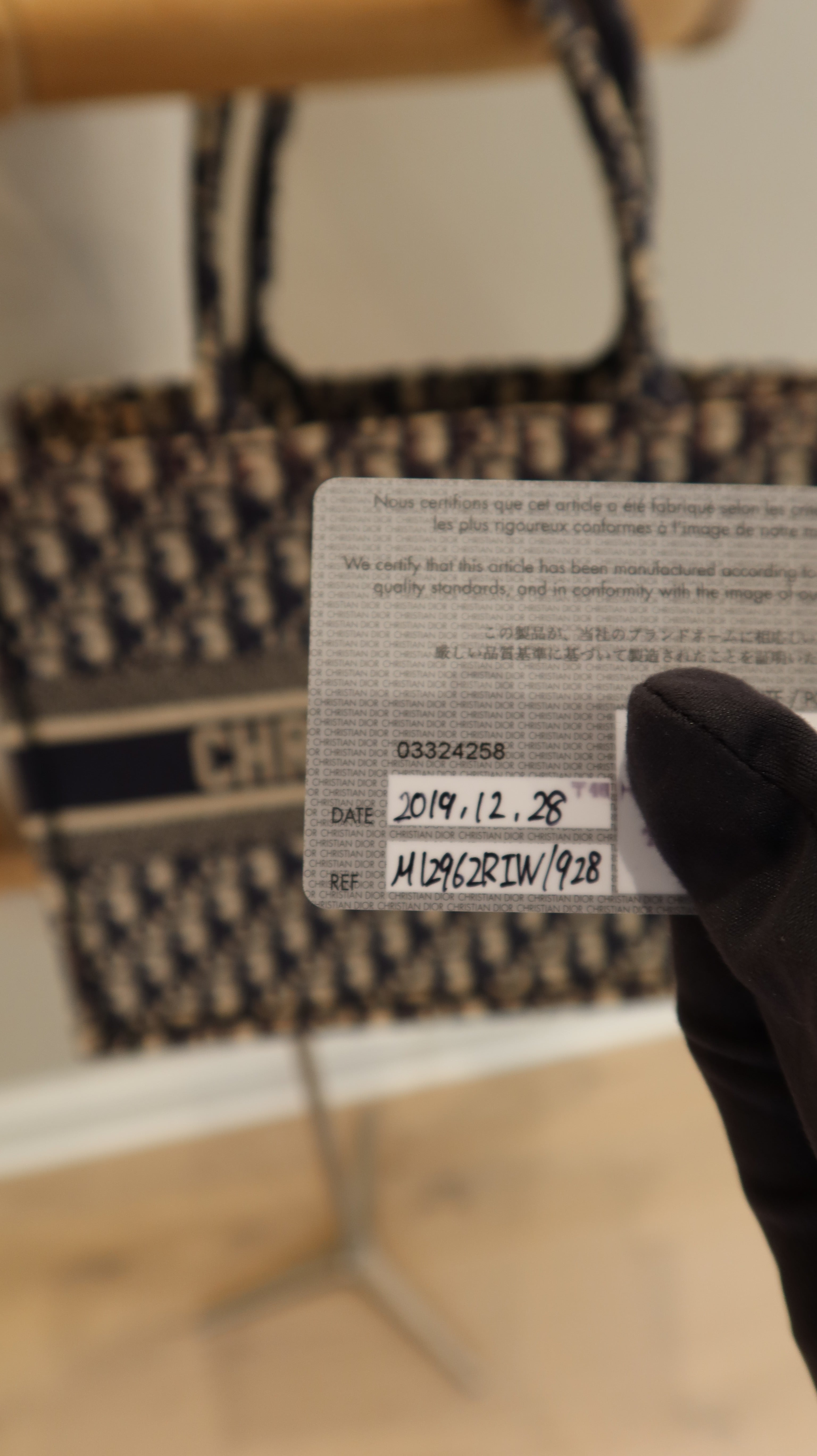 Christian Dior Book Tote