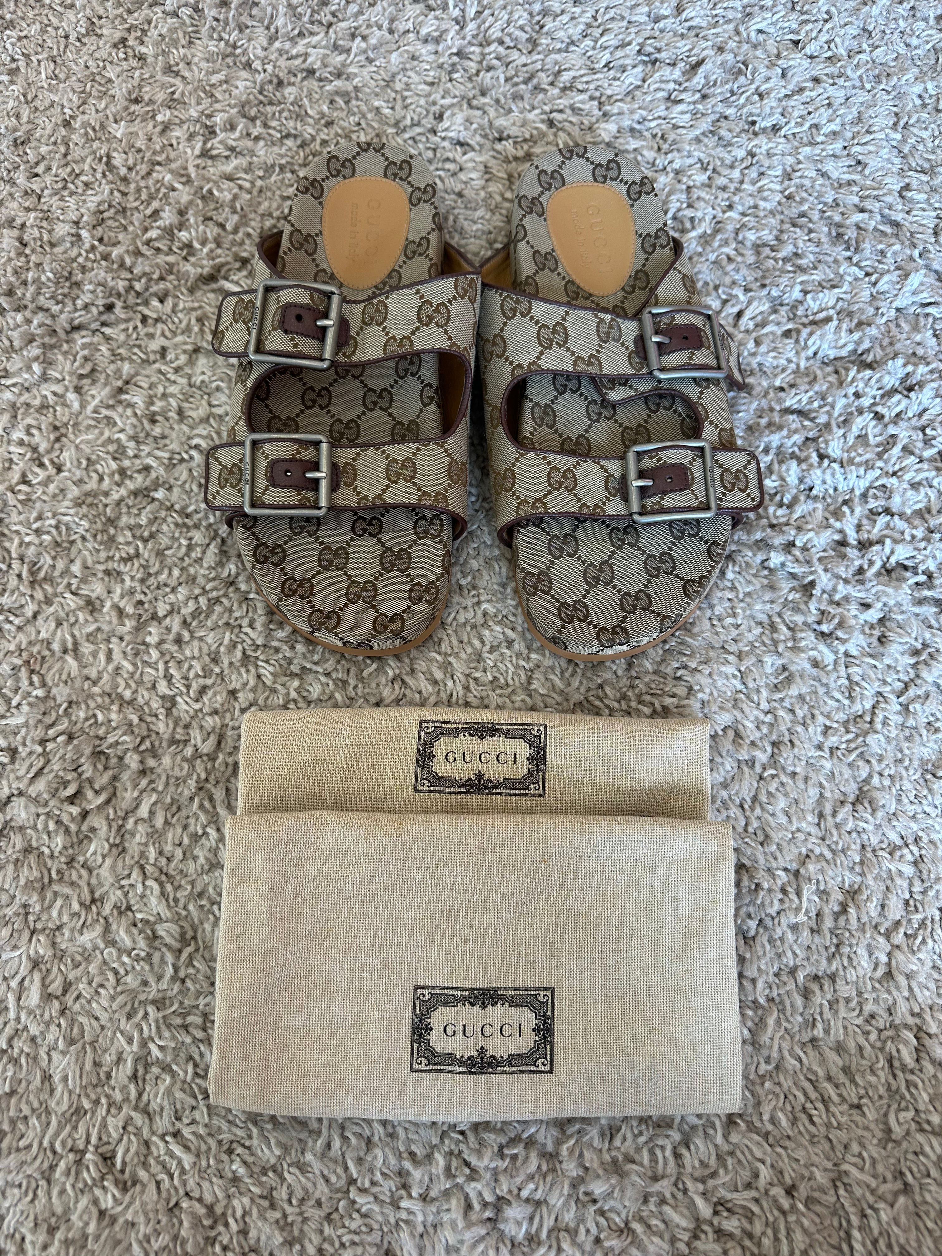 Gucci Supreme Canvas Slides (EU40/Unworn)