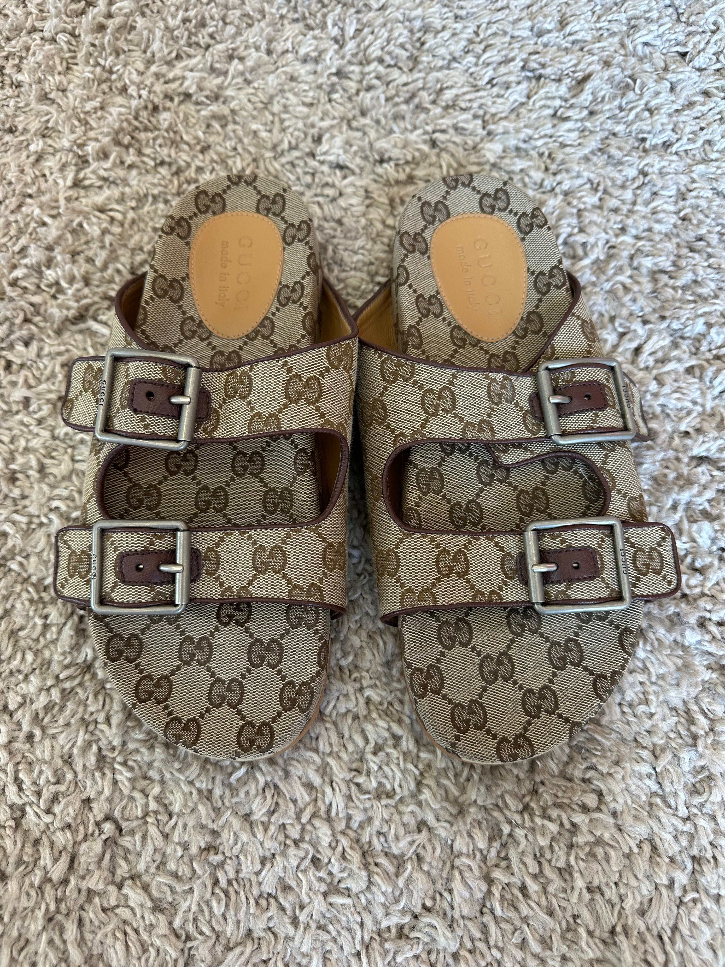 Gucci Supreme Canvas Slides (EU40/Unworn)