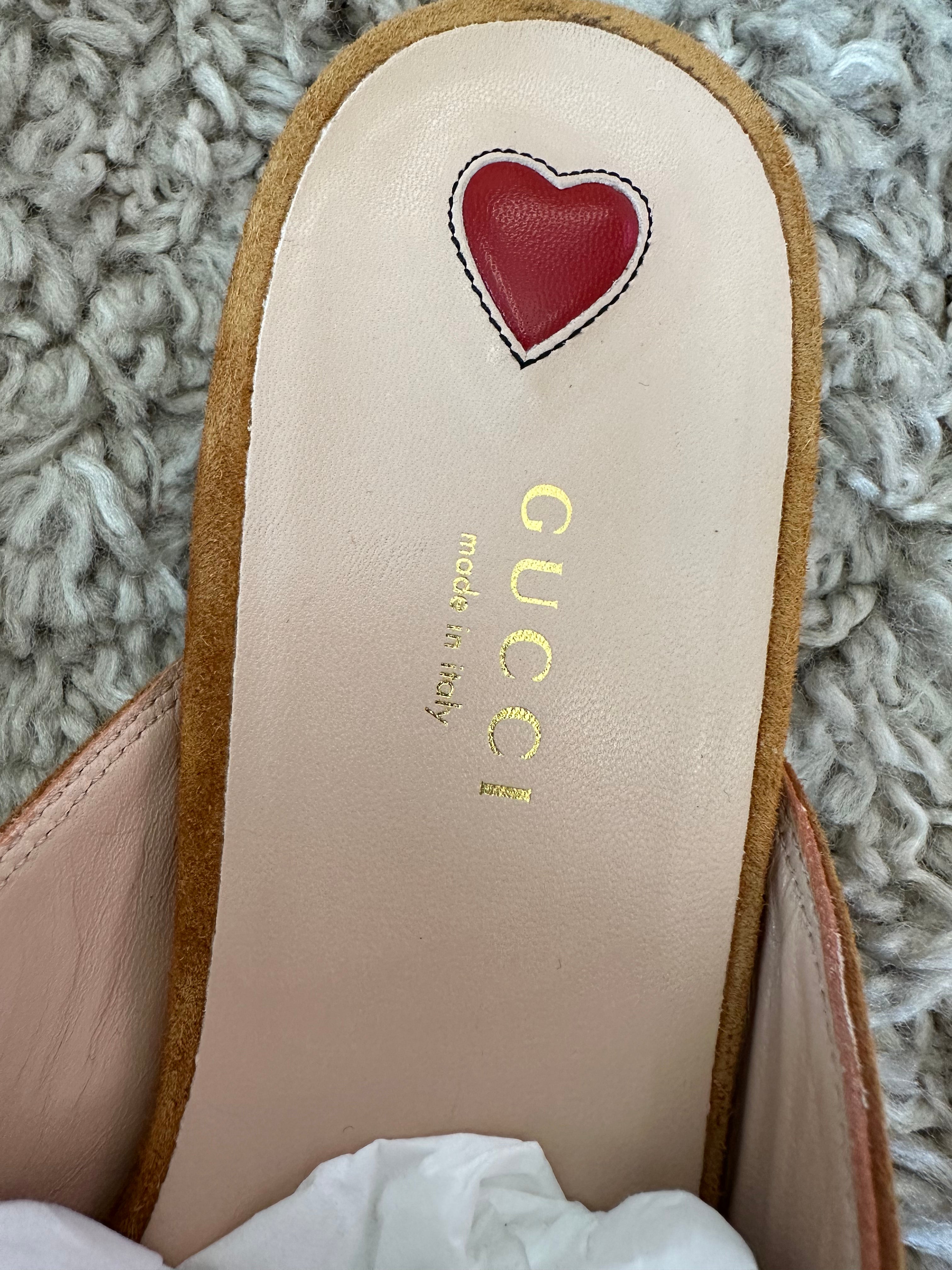 Gucci Princetown Suede Mules (EU39.5)