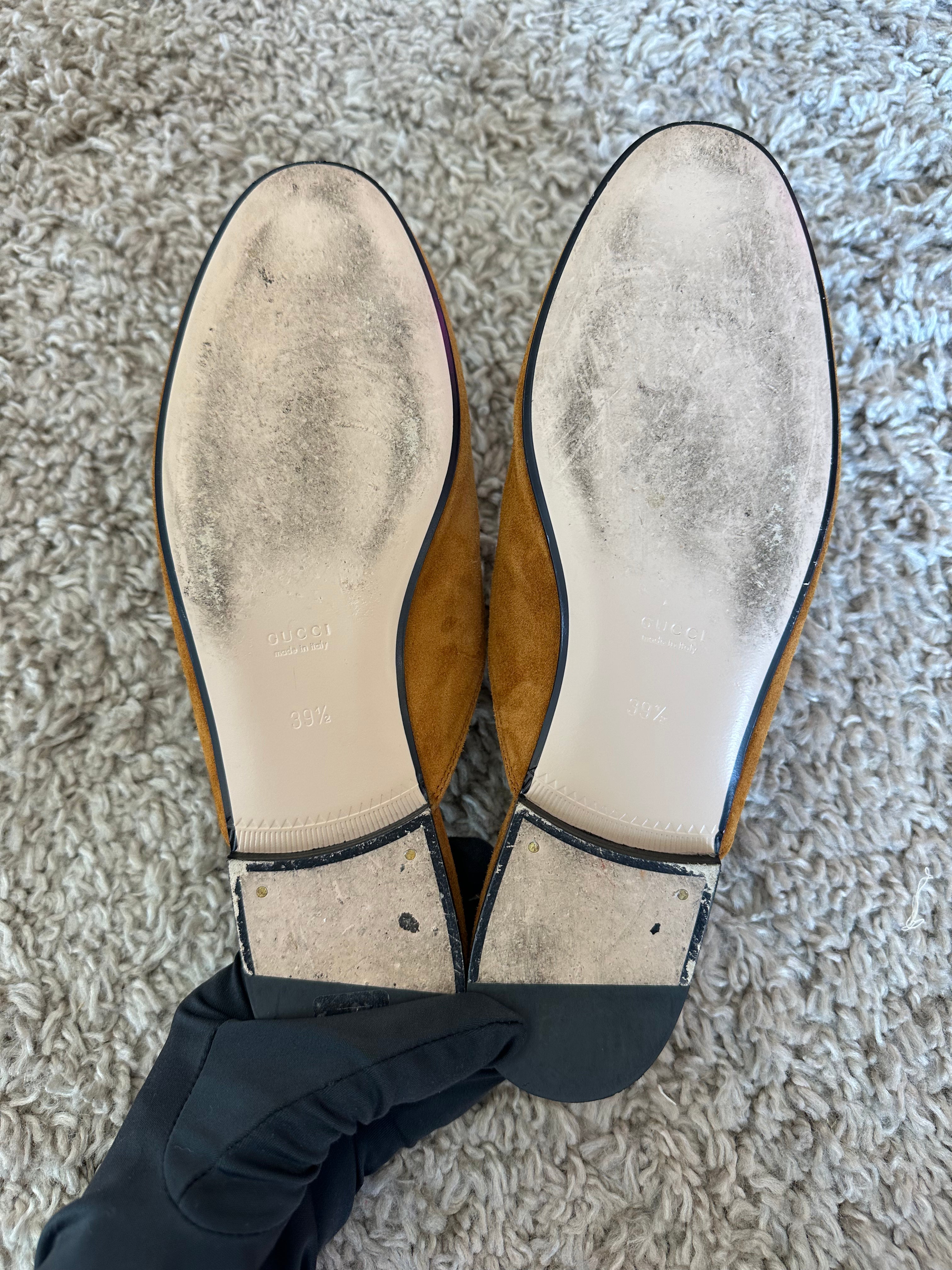 Gucci Princetown Suede Mules (EU39.5)