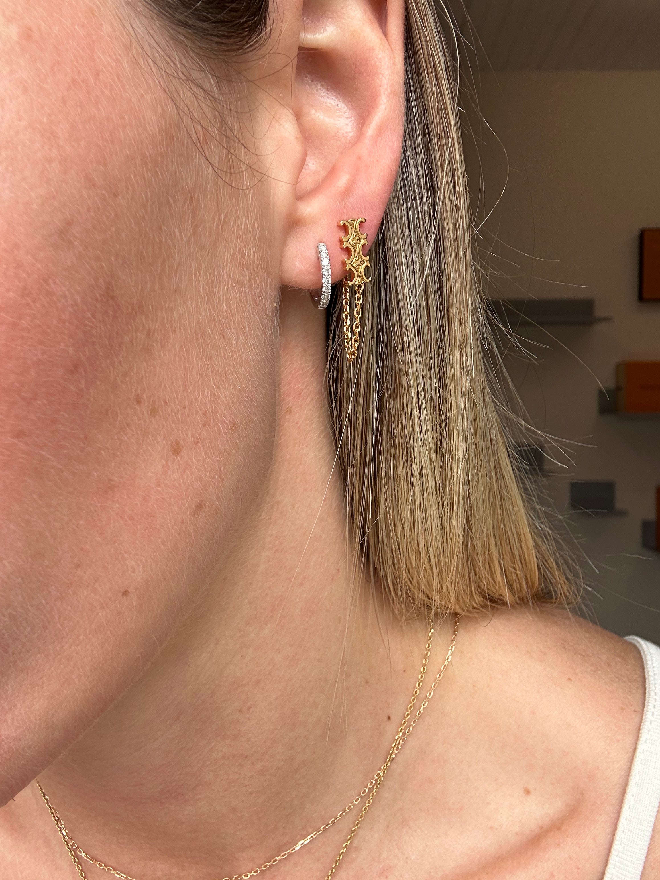 Celine Triomphe Earrings