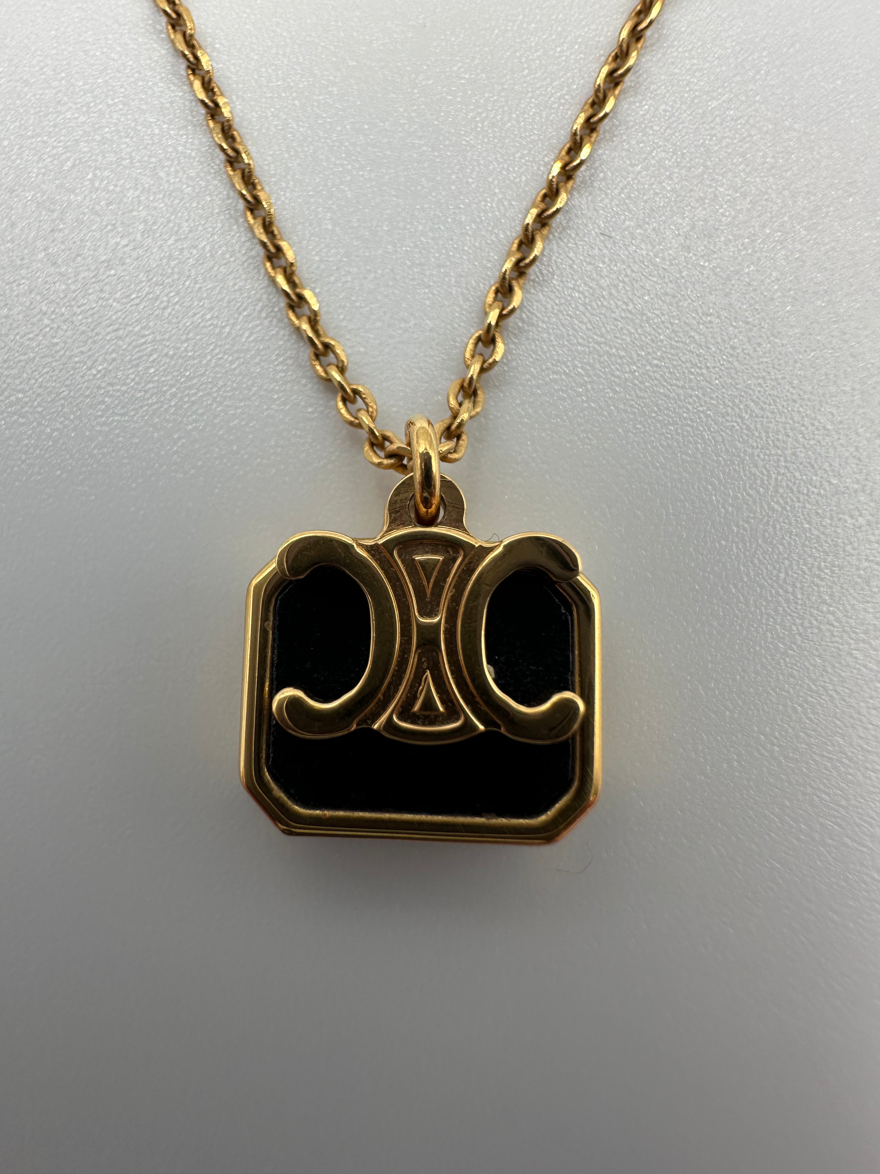 Celine Triomphe Indie Charm Necklace