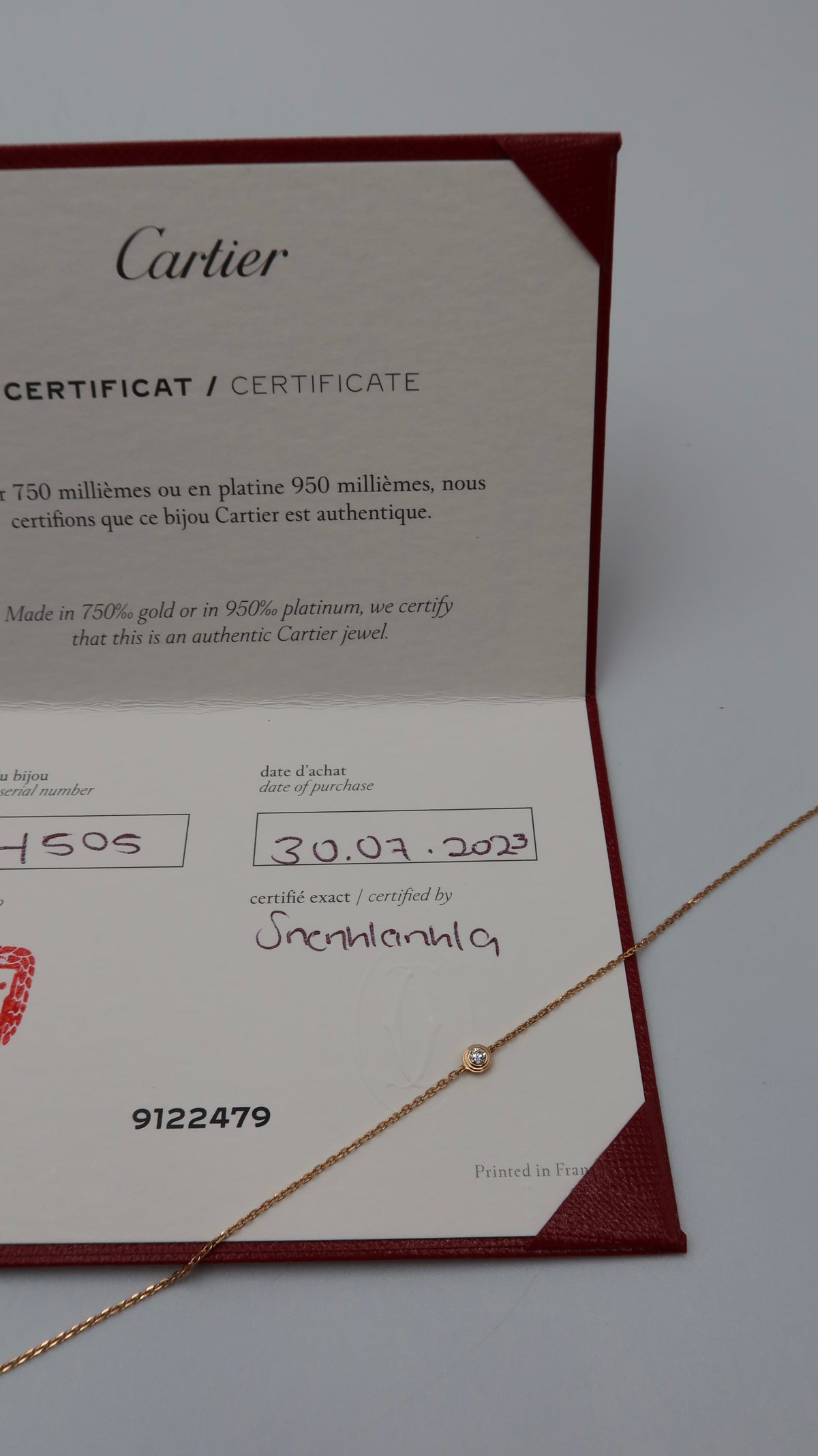 Cartier D’Amour Bracelet (PG)