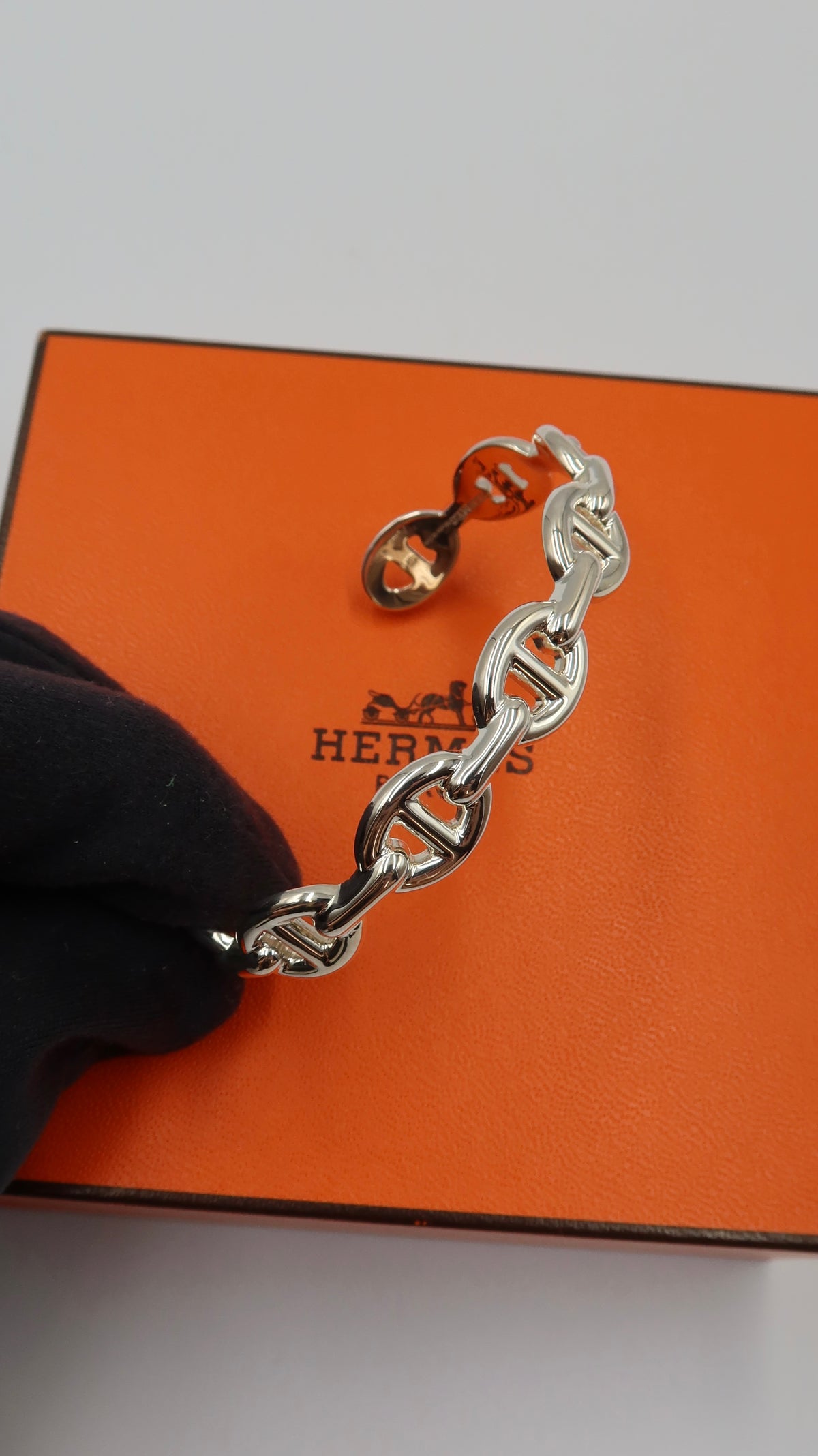 Hermès Chaine d’ancre Enchainee Bracelet