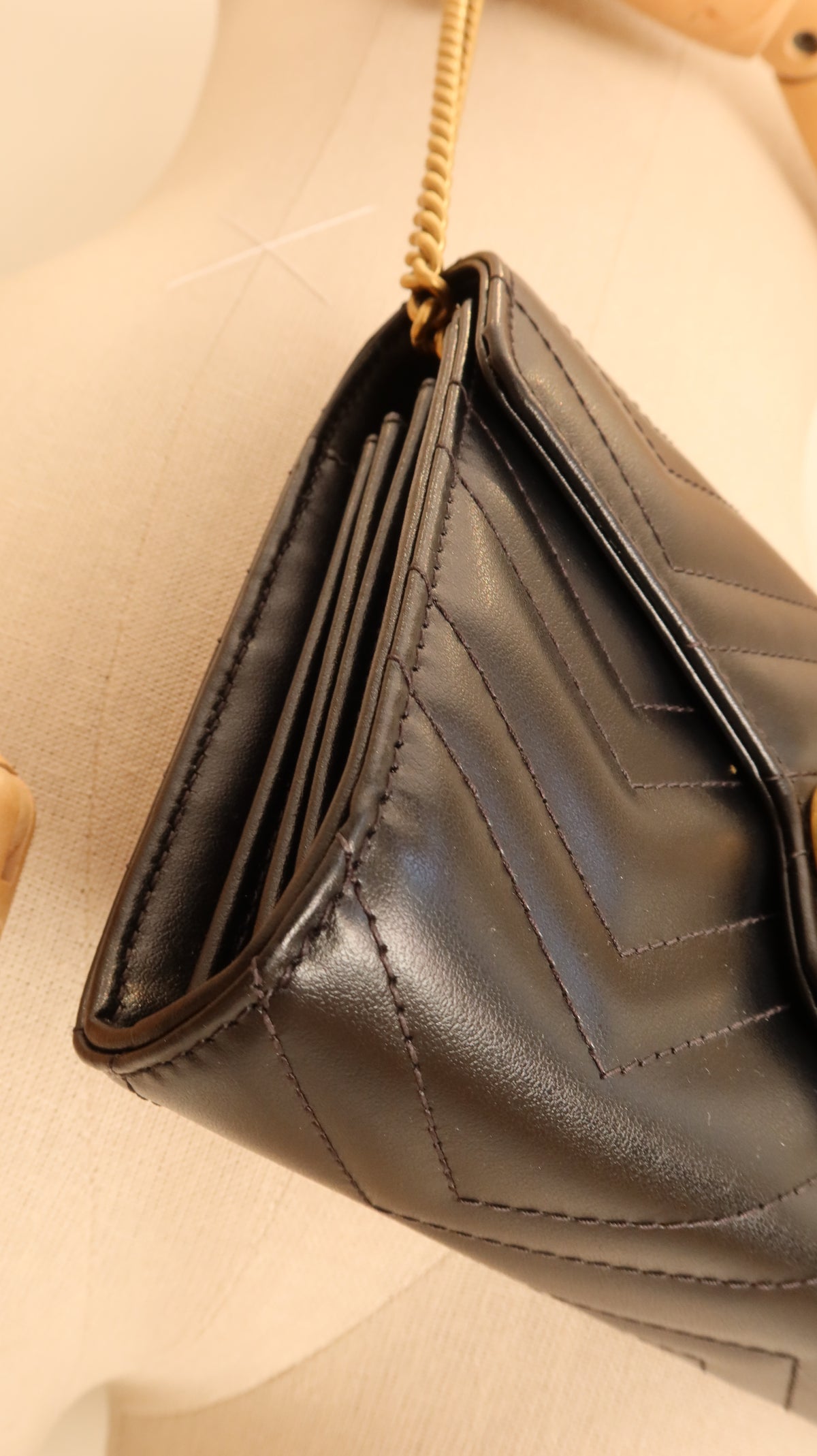 Gucci Marmont Wallet On Chain