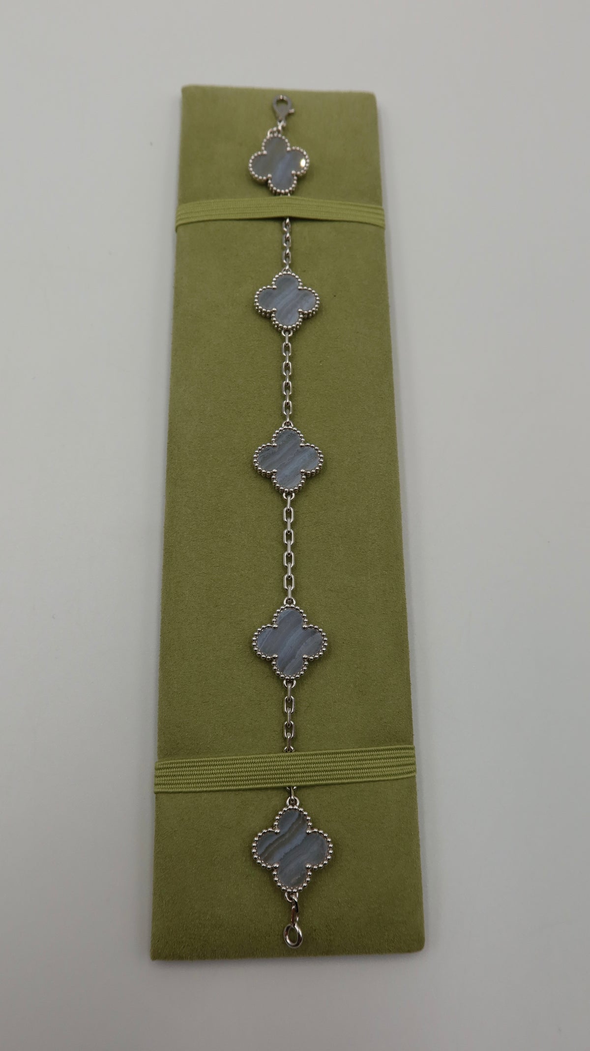 Van Cleef & Arpels Vintage Alhambra 5 Motif Bracelet (WG)