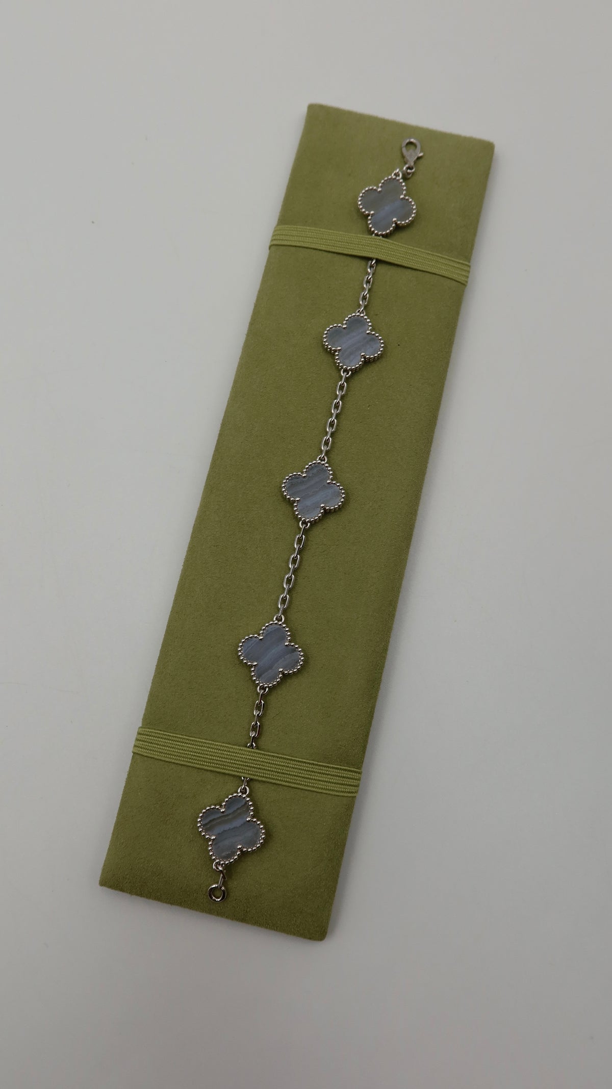 Van Cleef & Arpels Vintage Alhambra 5 Motif Bracelet (WG)
