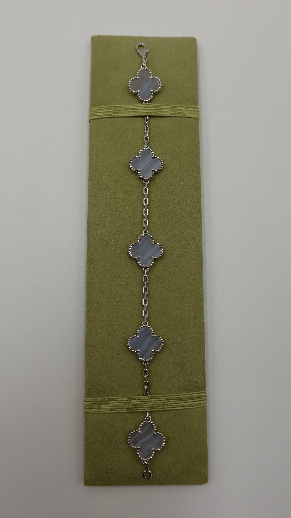 Van Cleef & Arpels Vintage Alhambra 5 Motif Bracelet (WG)