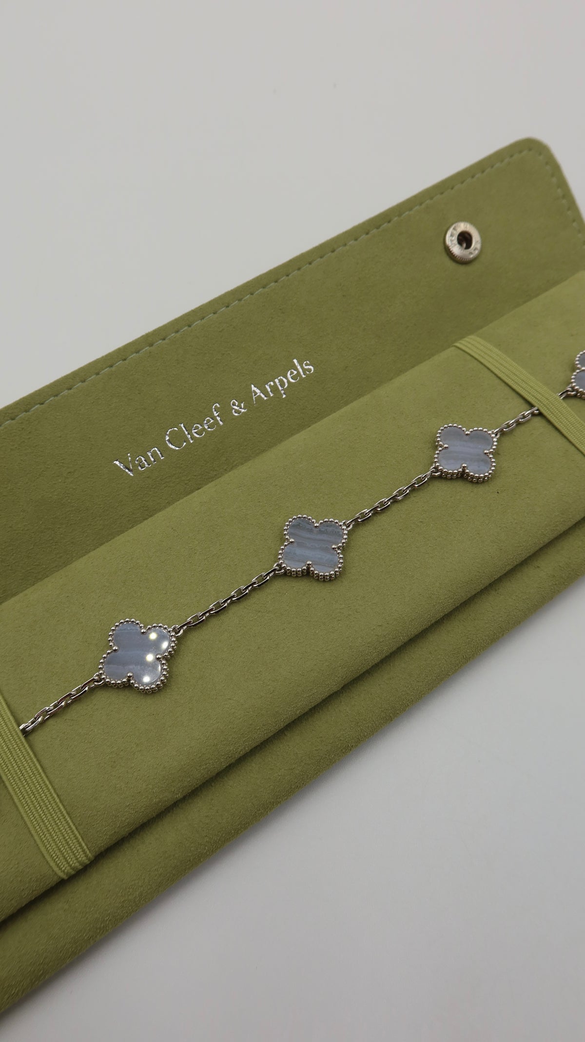 Van Cleef & Arpels Vintage Alhambra 5 Motif Bracelet (WG)