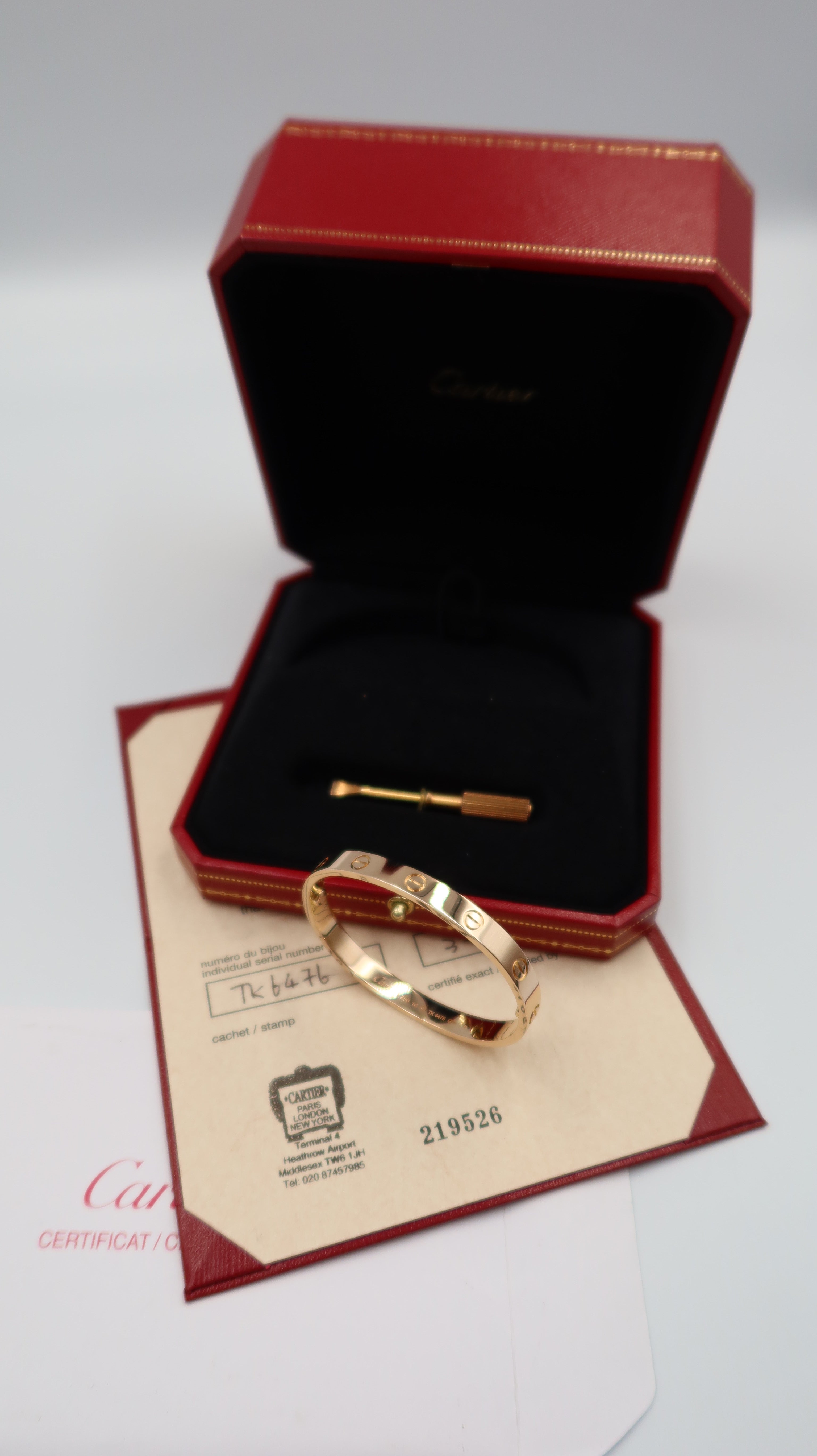 Cartier Love Bracelet (PG/16)