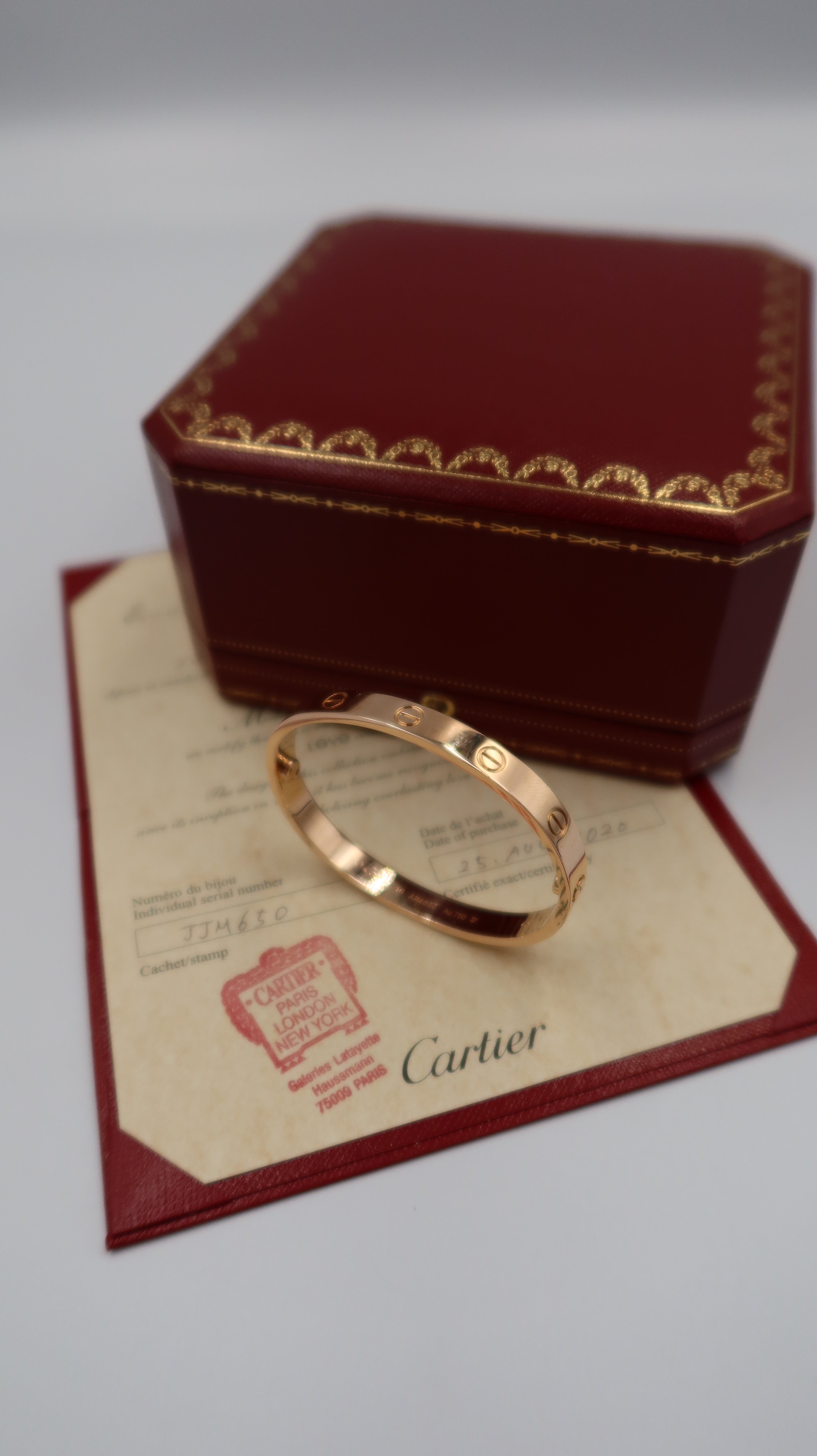 Cartier Love Bracelet (PG/16)