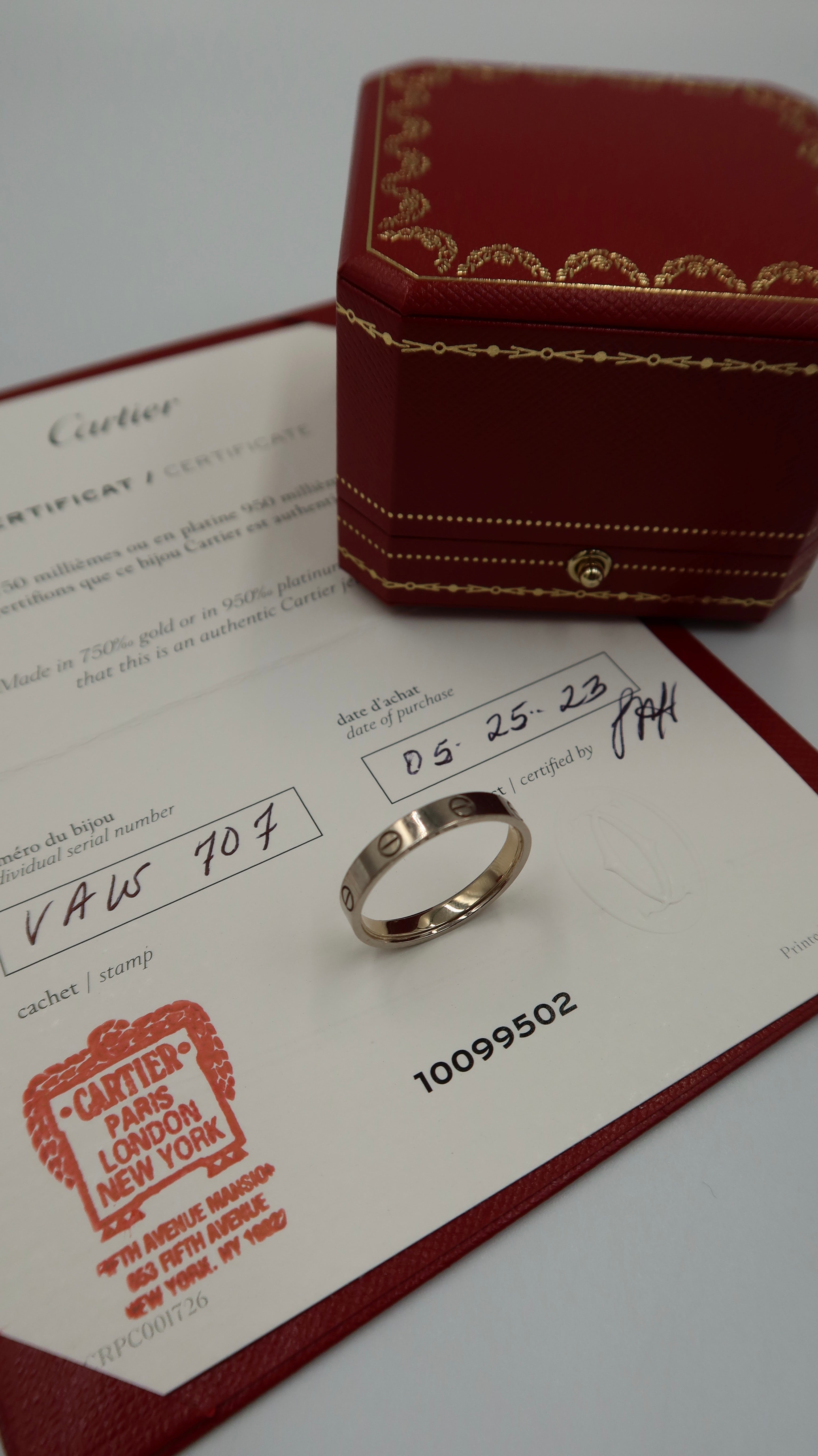 Cartier Love Band (65/WG/*Full Set*)