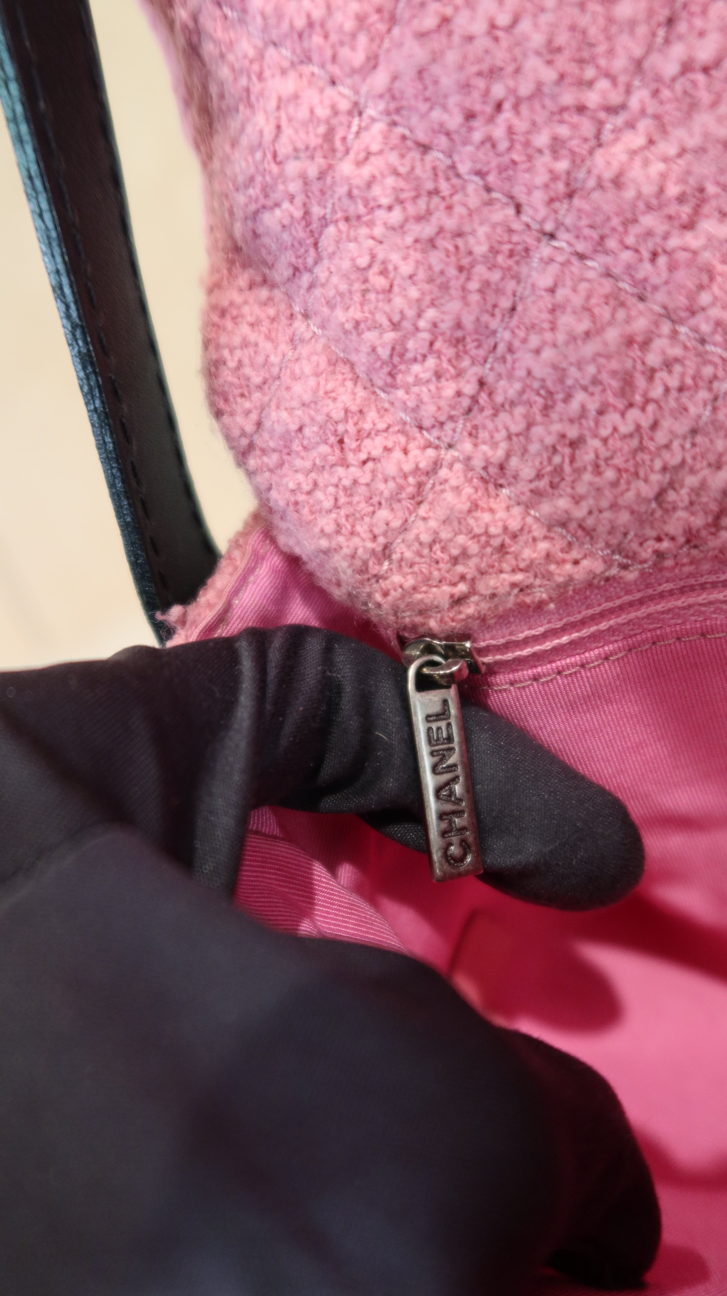 Chanel Tweed Mademoiselle Lock Crossbody