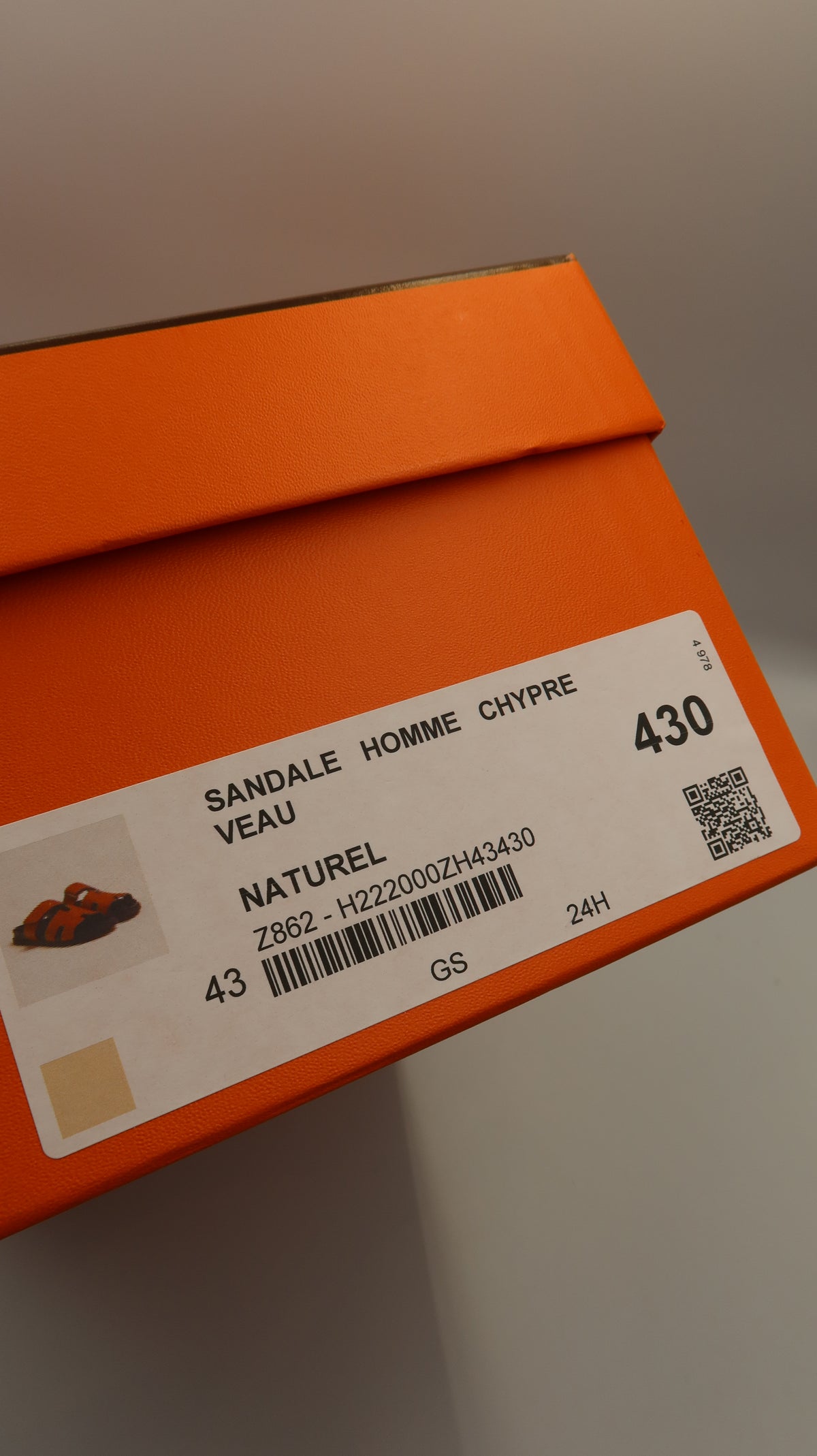 Hermès Chypre Sandals (EU43)