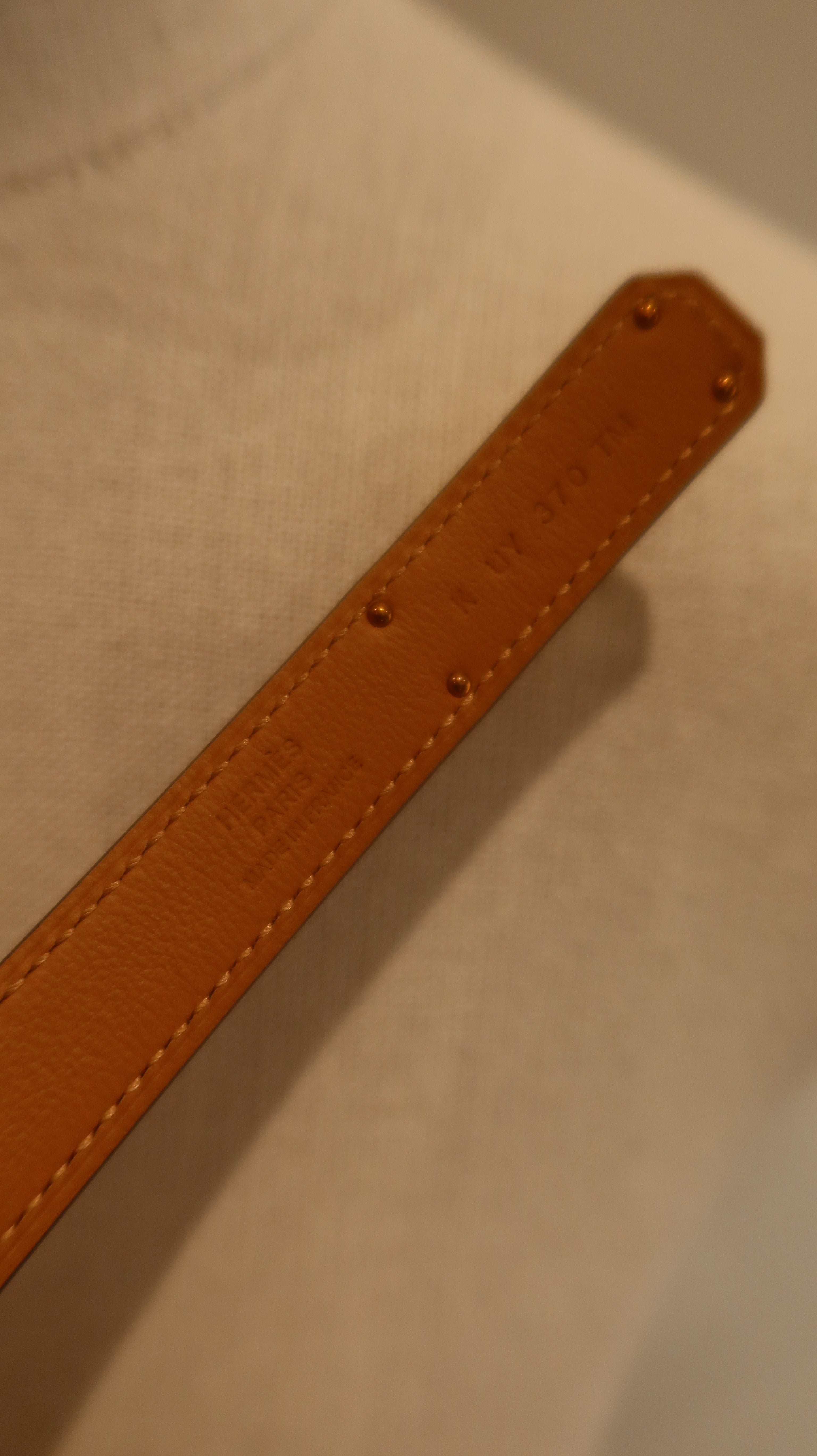 Hermès Kelly Belt (Adjustable/Store Fresh)