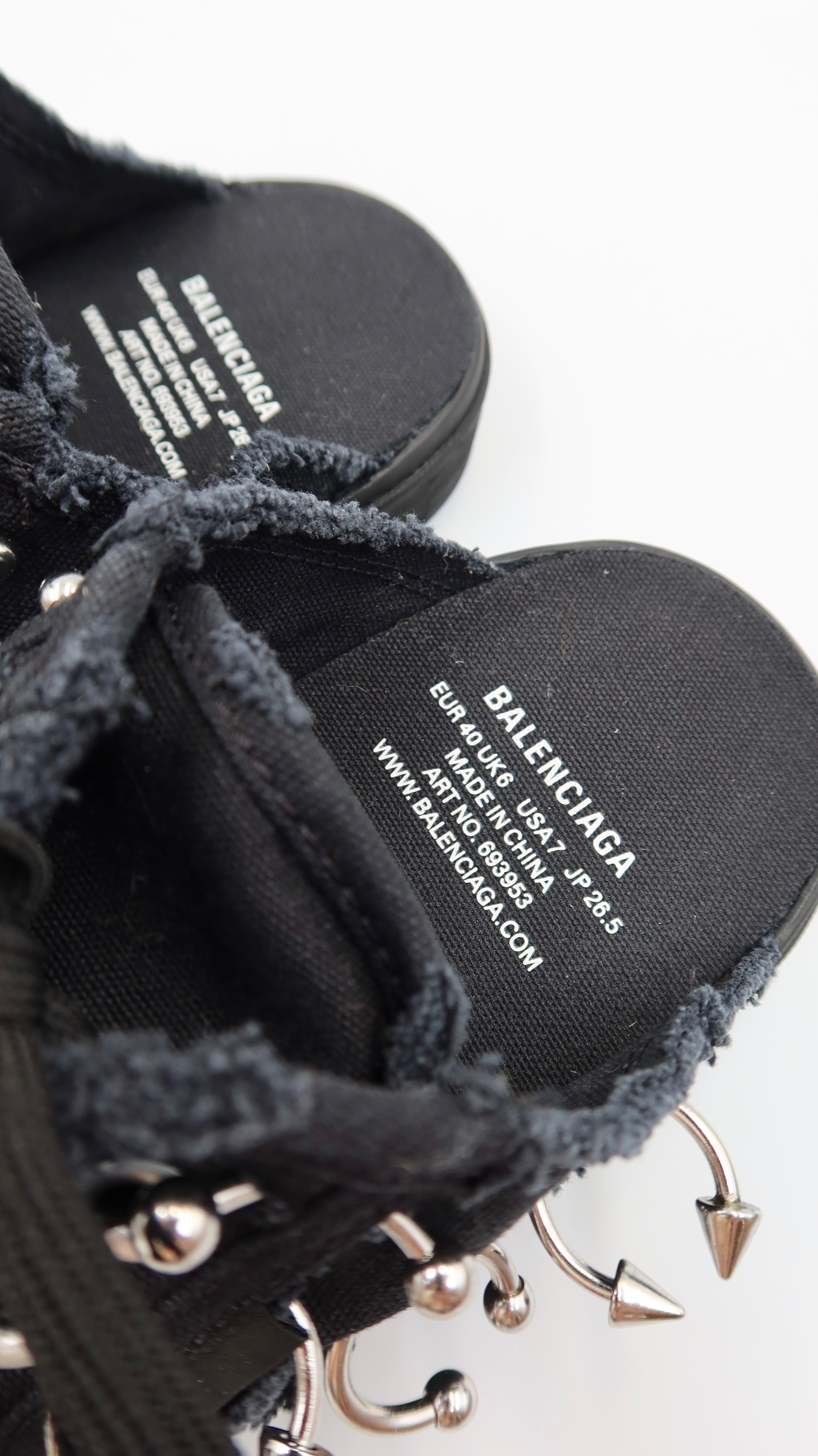 Balenciaga Paris Mule Sneakers (EU40)