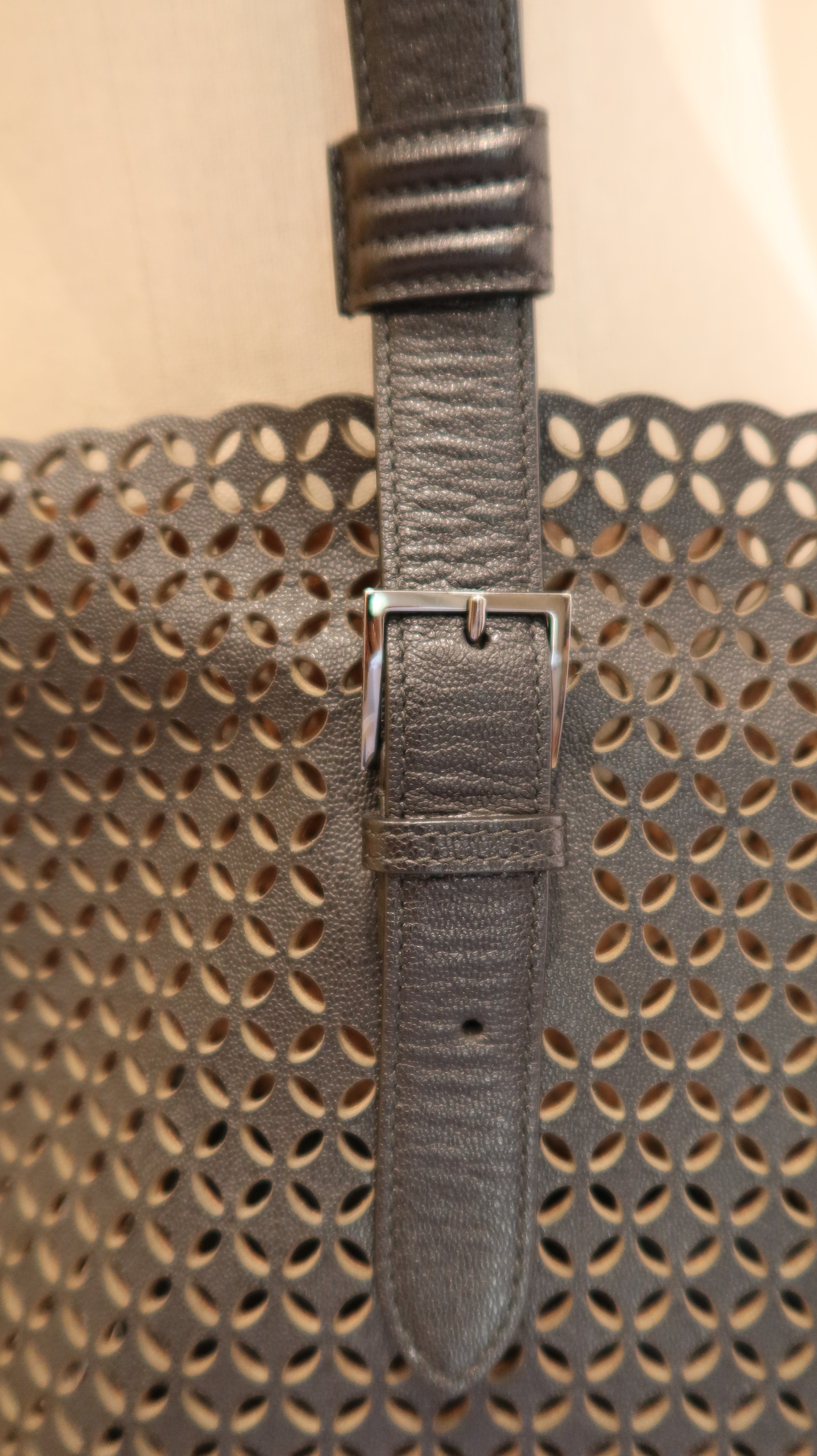 ALAÏA Rose Marie Bucket Bag