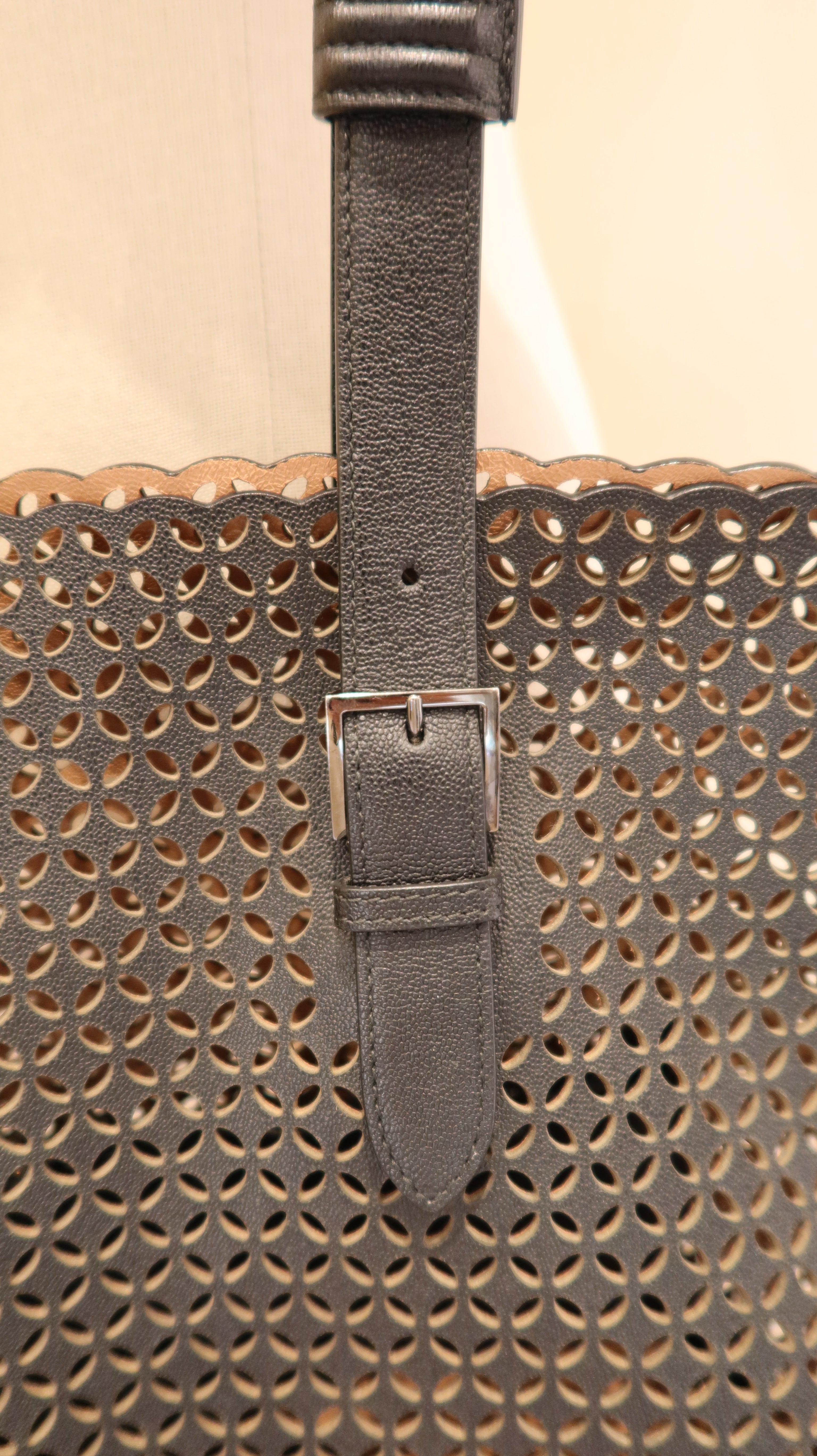 ALAÏA Rose Marie Bucket Bag