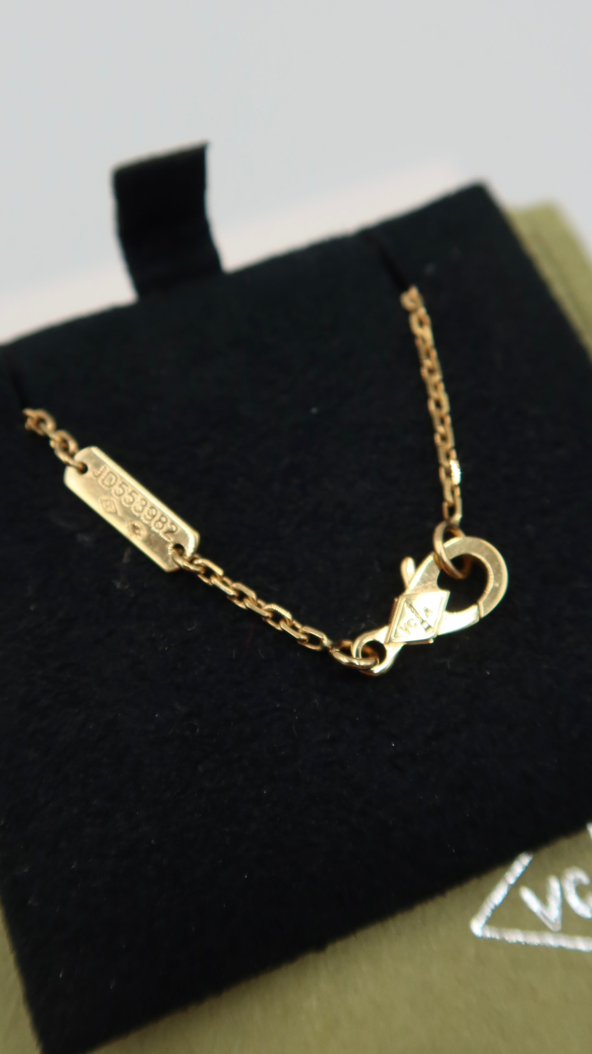 Van Cleef & Arpels Vintage Alhambra Malachite Necklace