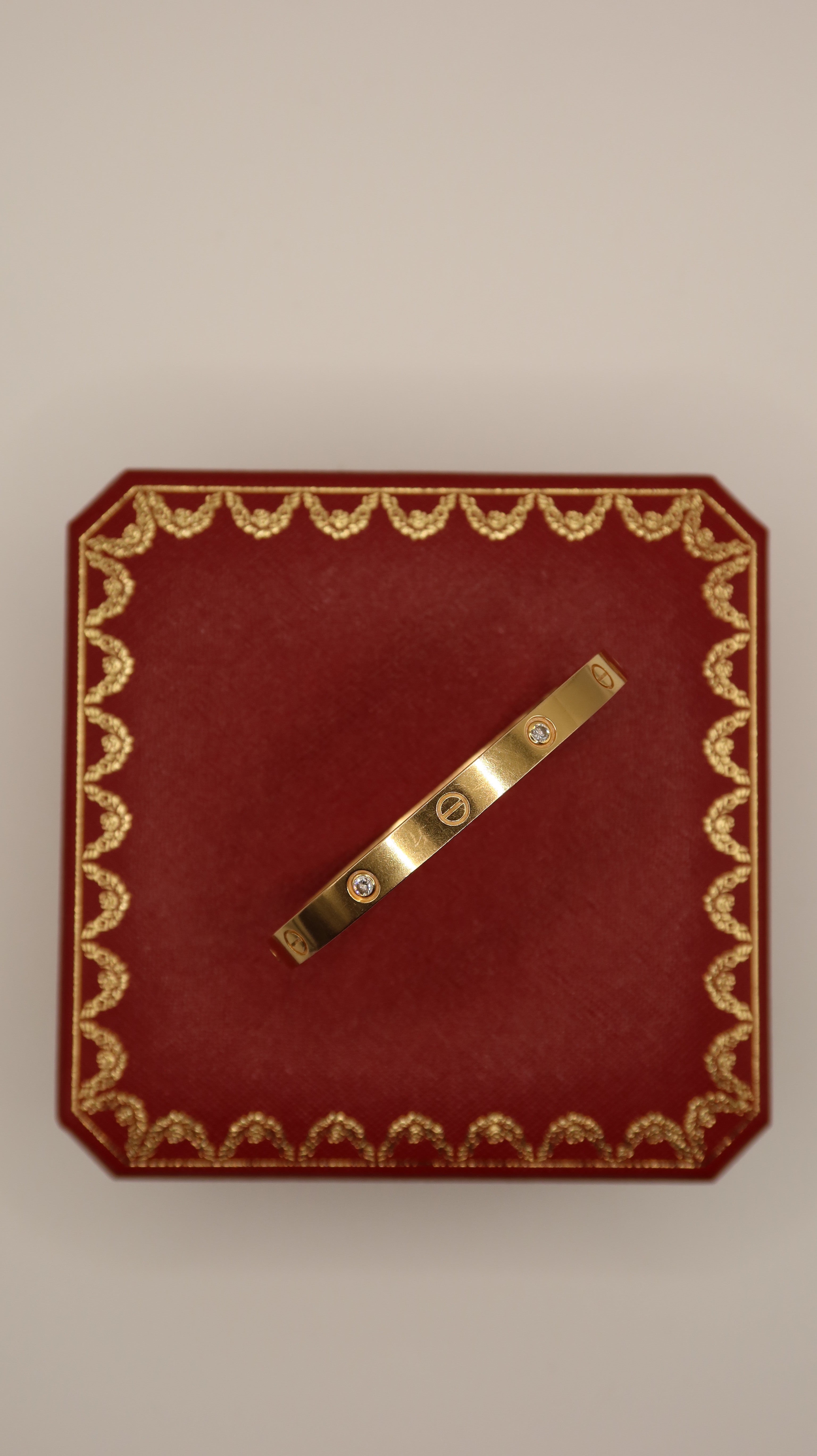 Cartier Love Bracelet (19/PG/Half Diamonds)