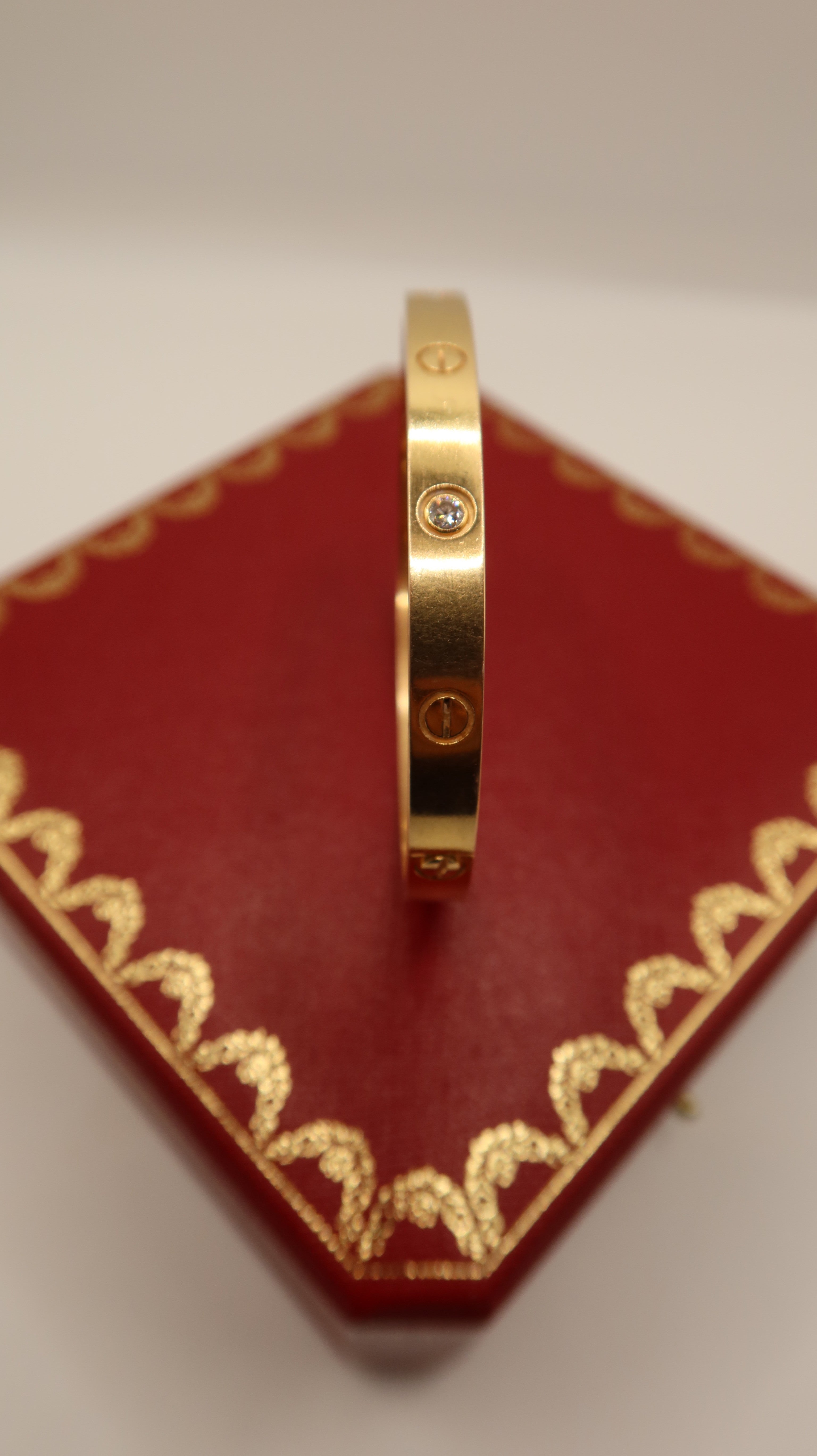 Cartier Love Bracelet (19/PG/Half Diamonds)