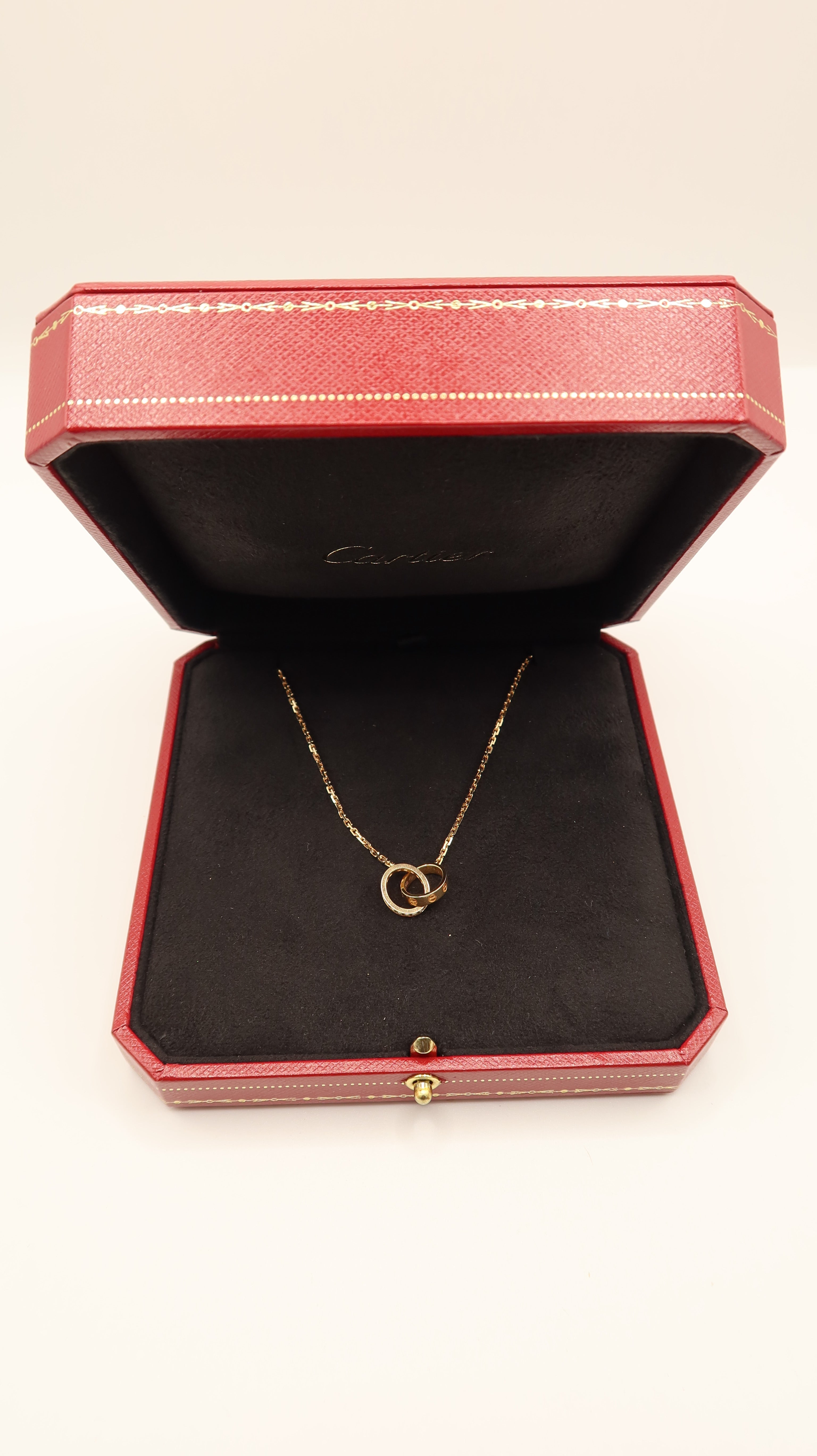 Cartier Baby Love Necklace (PG/with Diamonds)