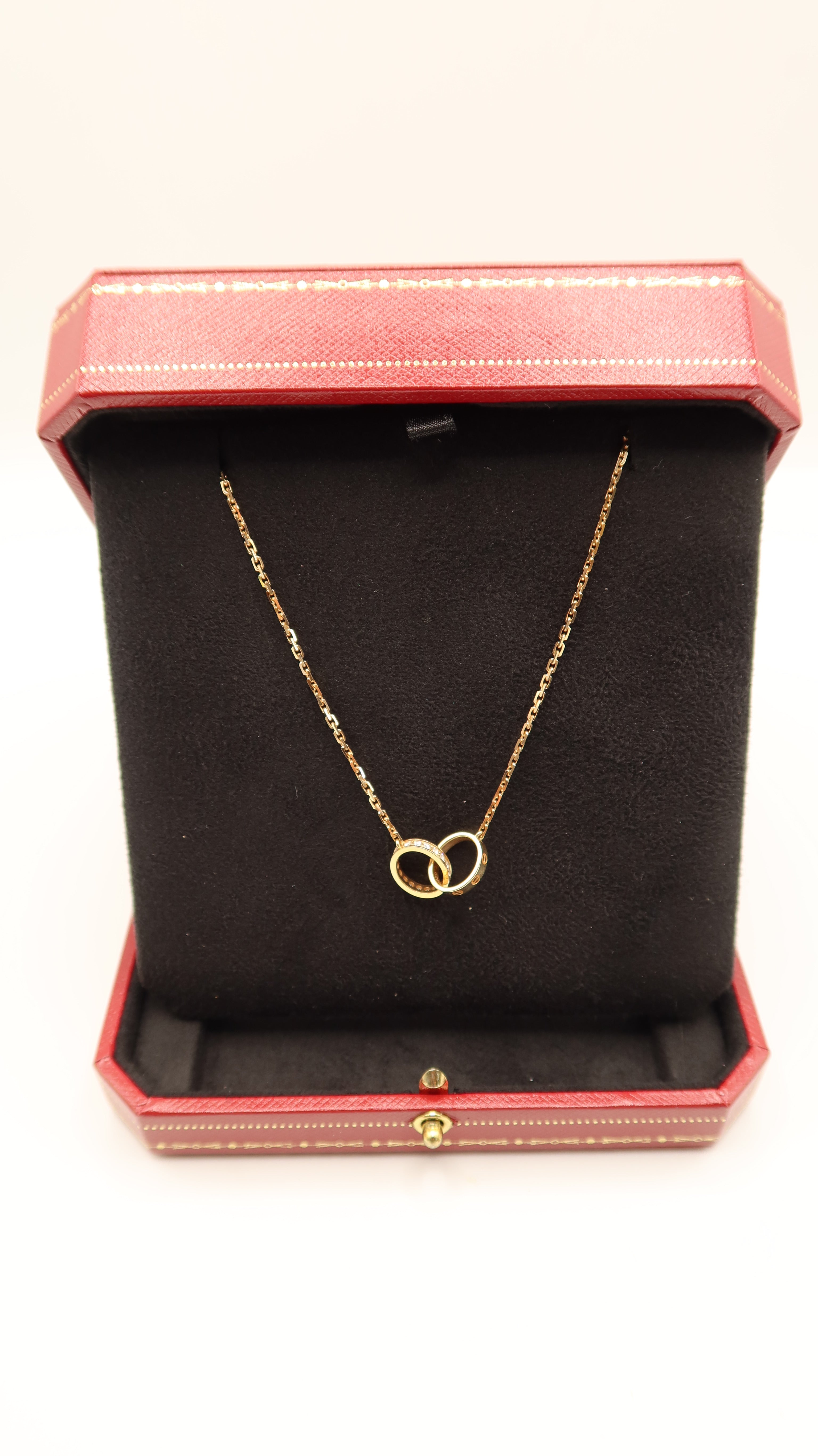 Cartier Baby Love Necklace (PG/with Diamonds)