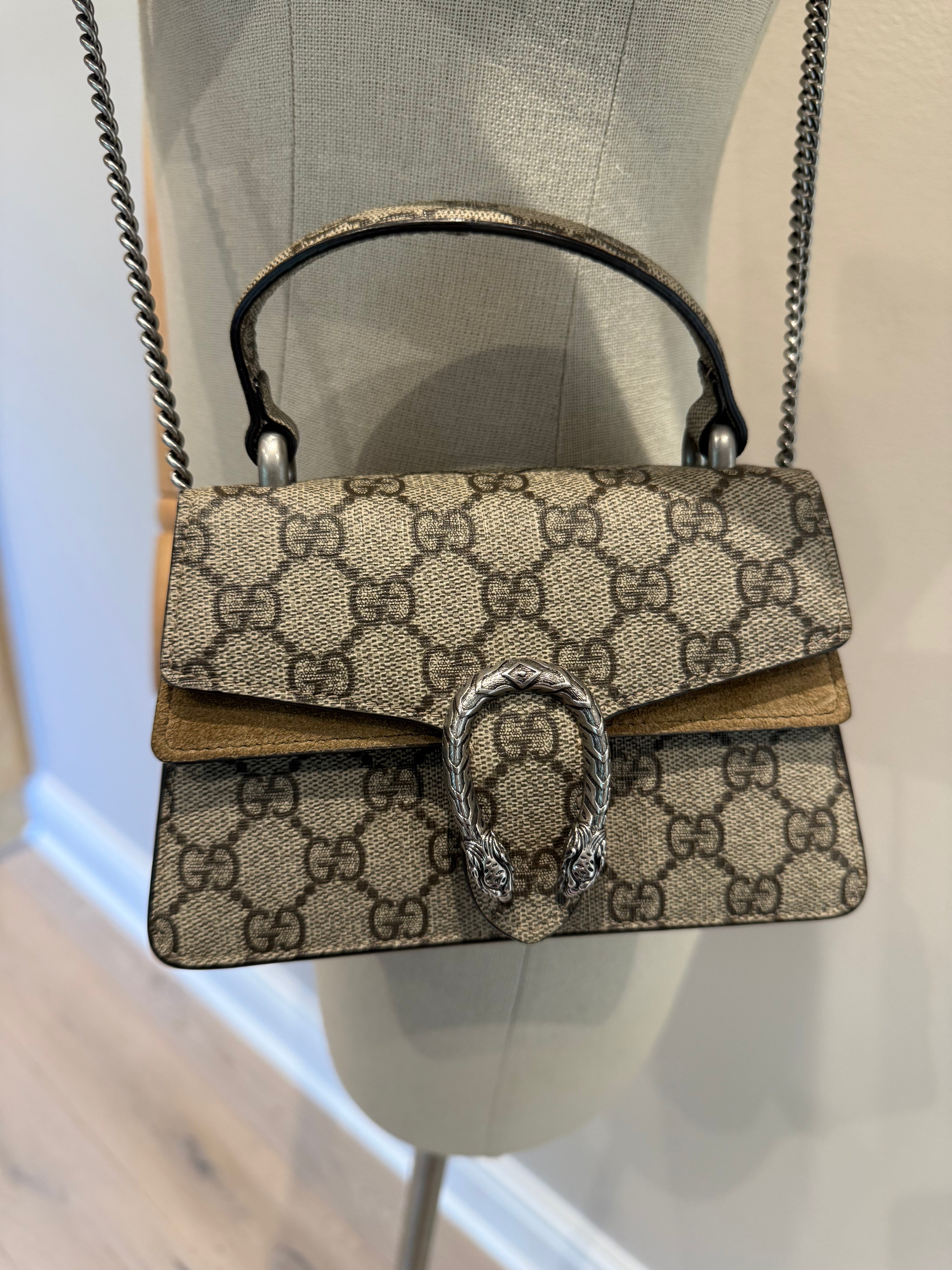 Gucci Mini Dionysus Top Handle Bag *Full Set*
