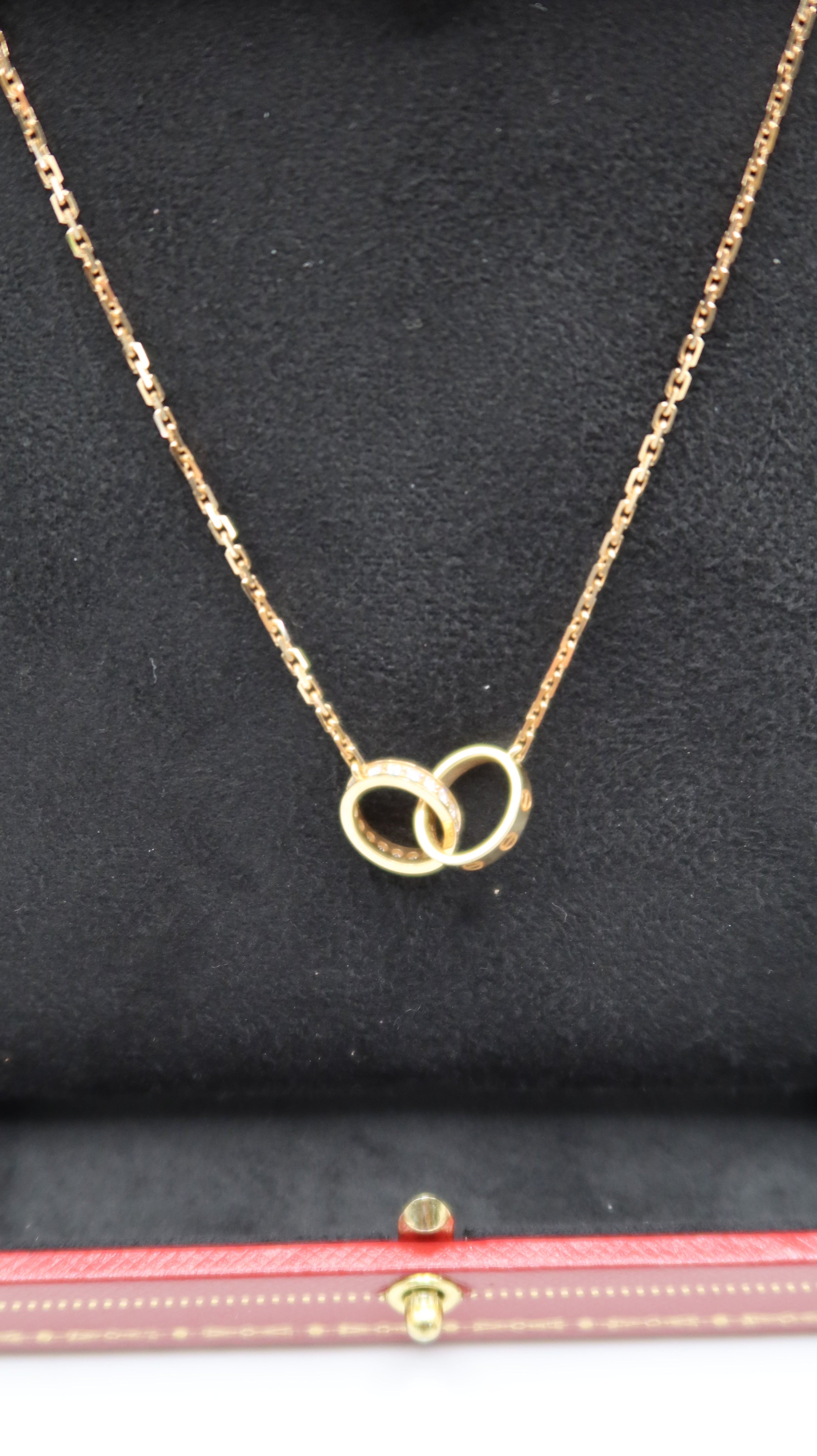 Cartier Baby Love Necklace (PG/with Diamonds)