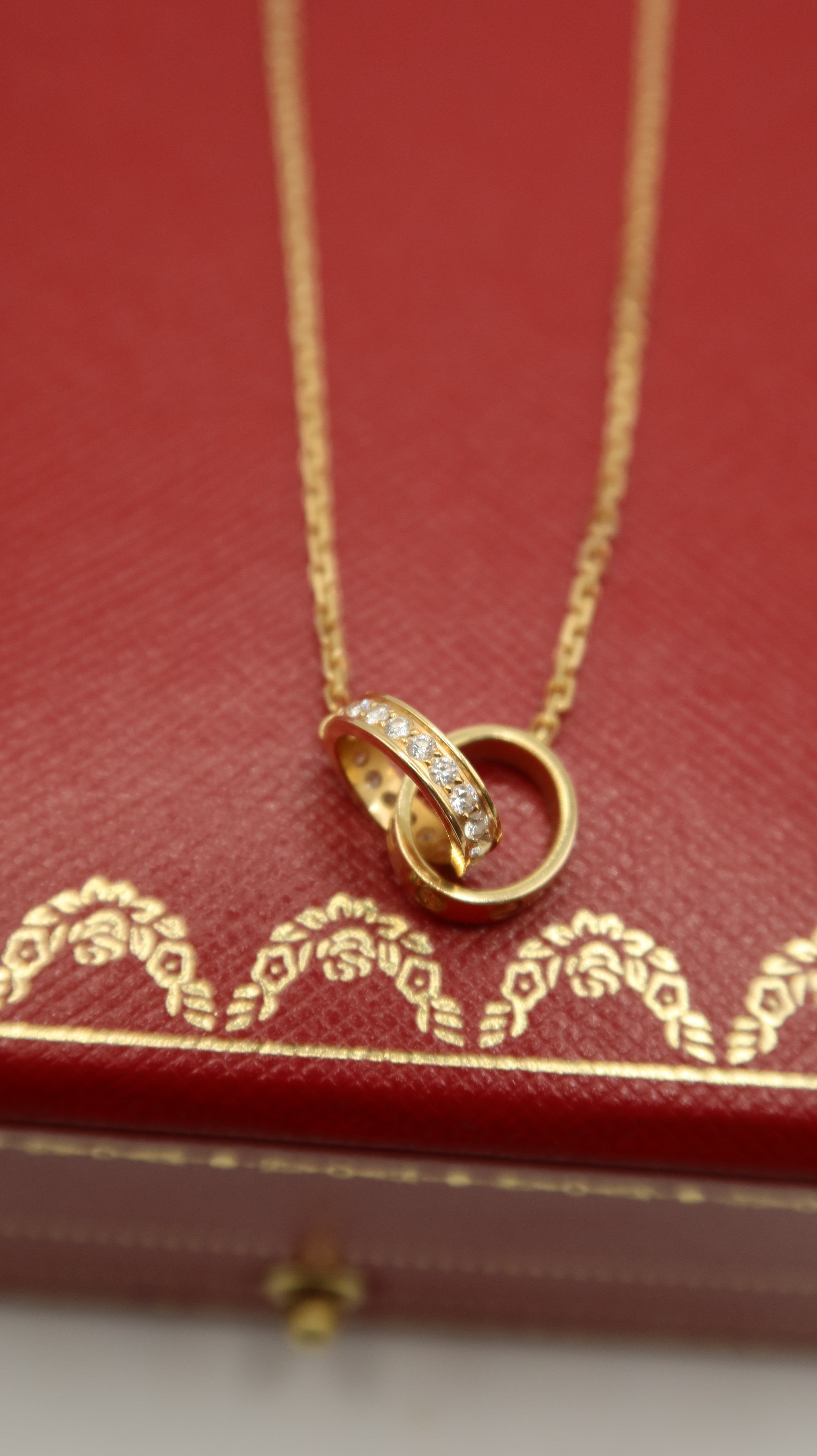 Cartier Baby Love Necklace (PG/with Diamonds)