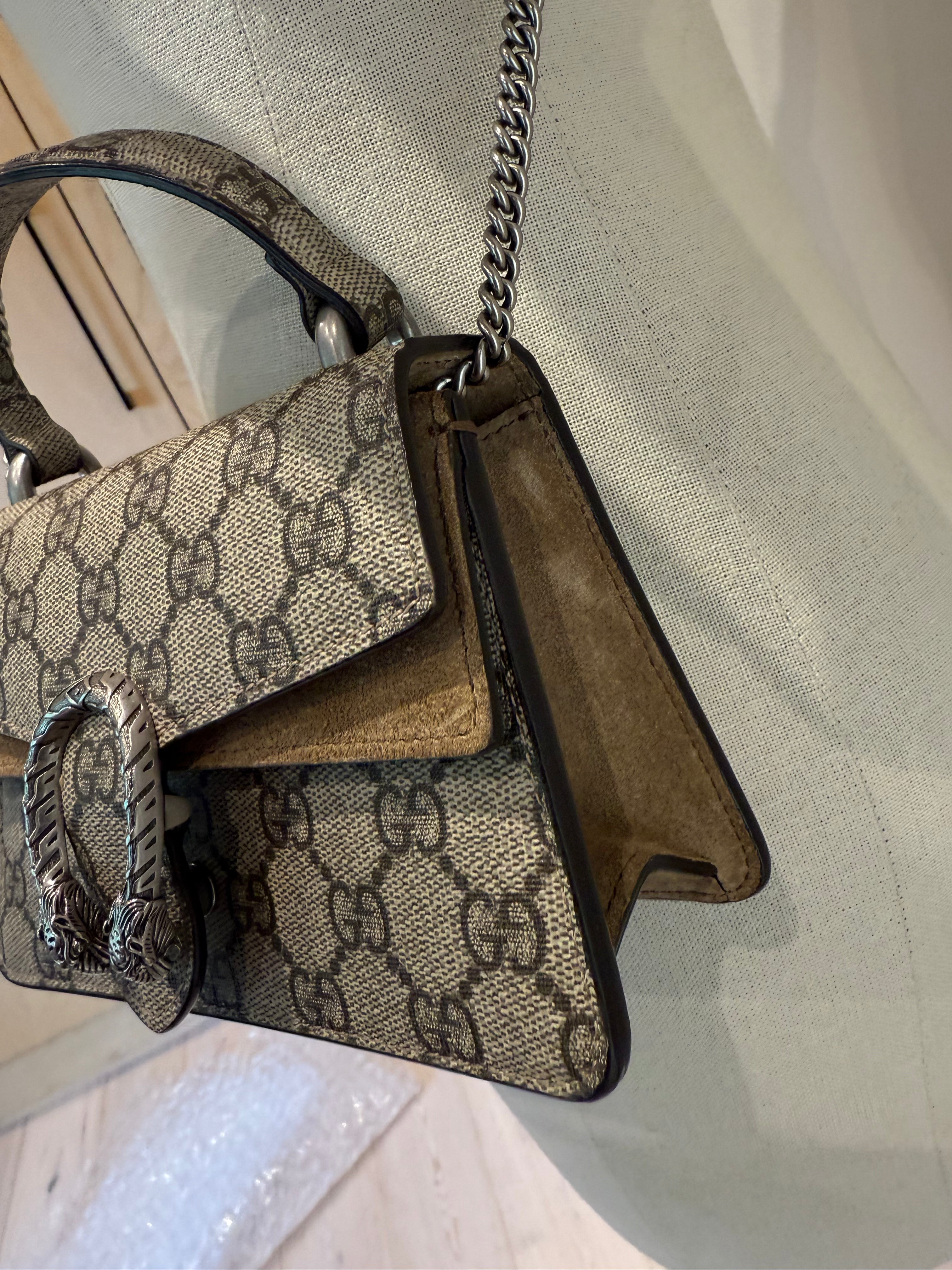 Gucci Mini Dionysus Top Handle Bag *Full Set*