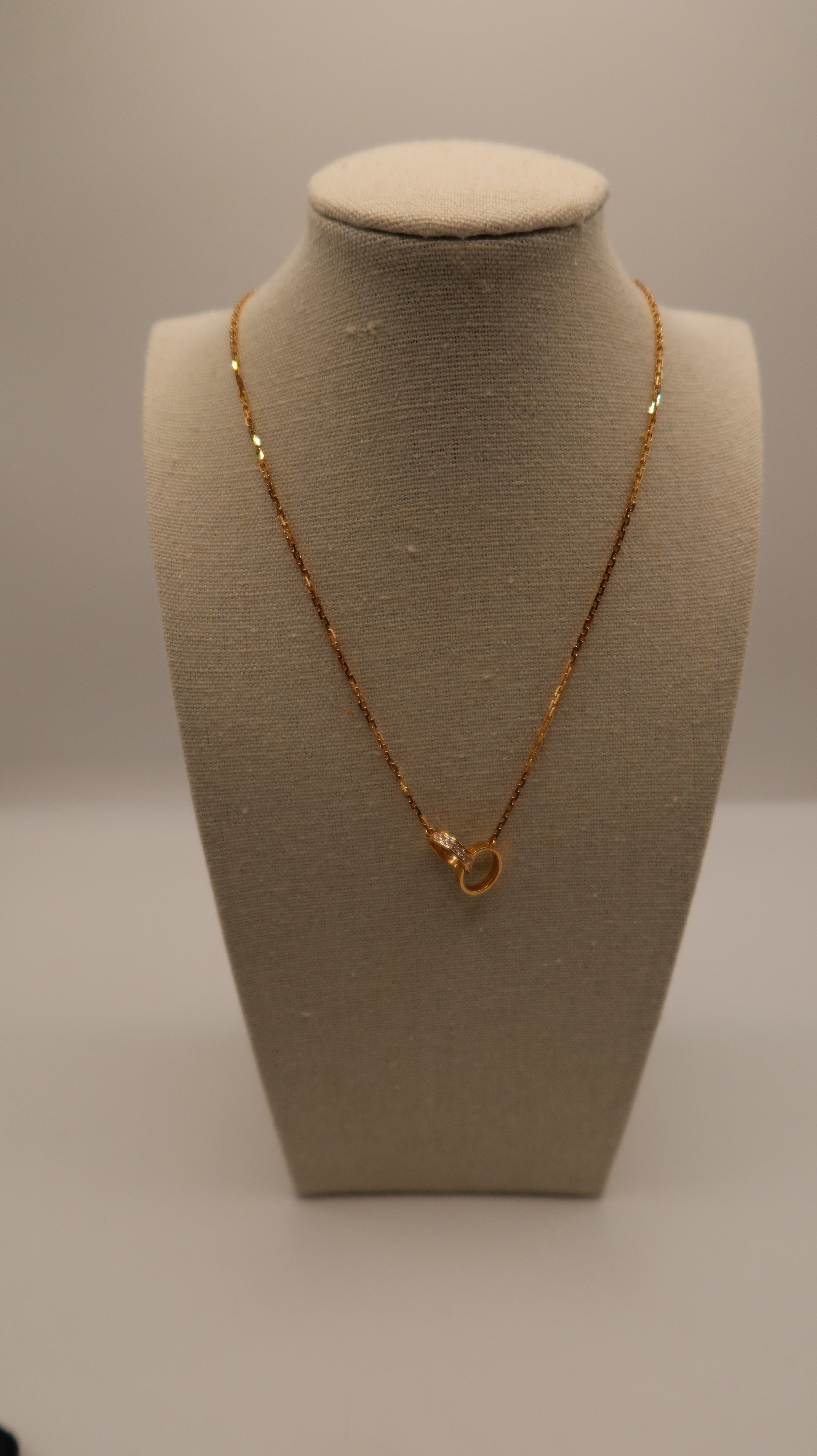 Cartier Baby Love Necklace (PG/with Diamonds)