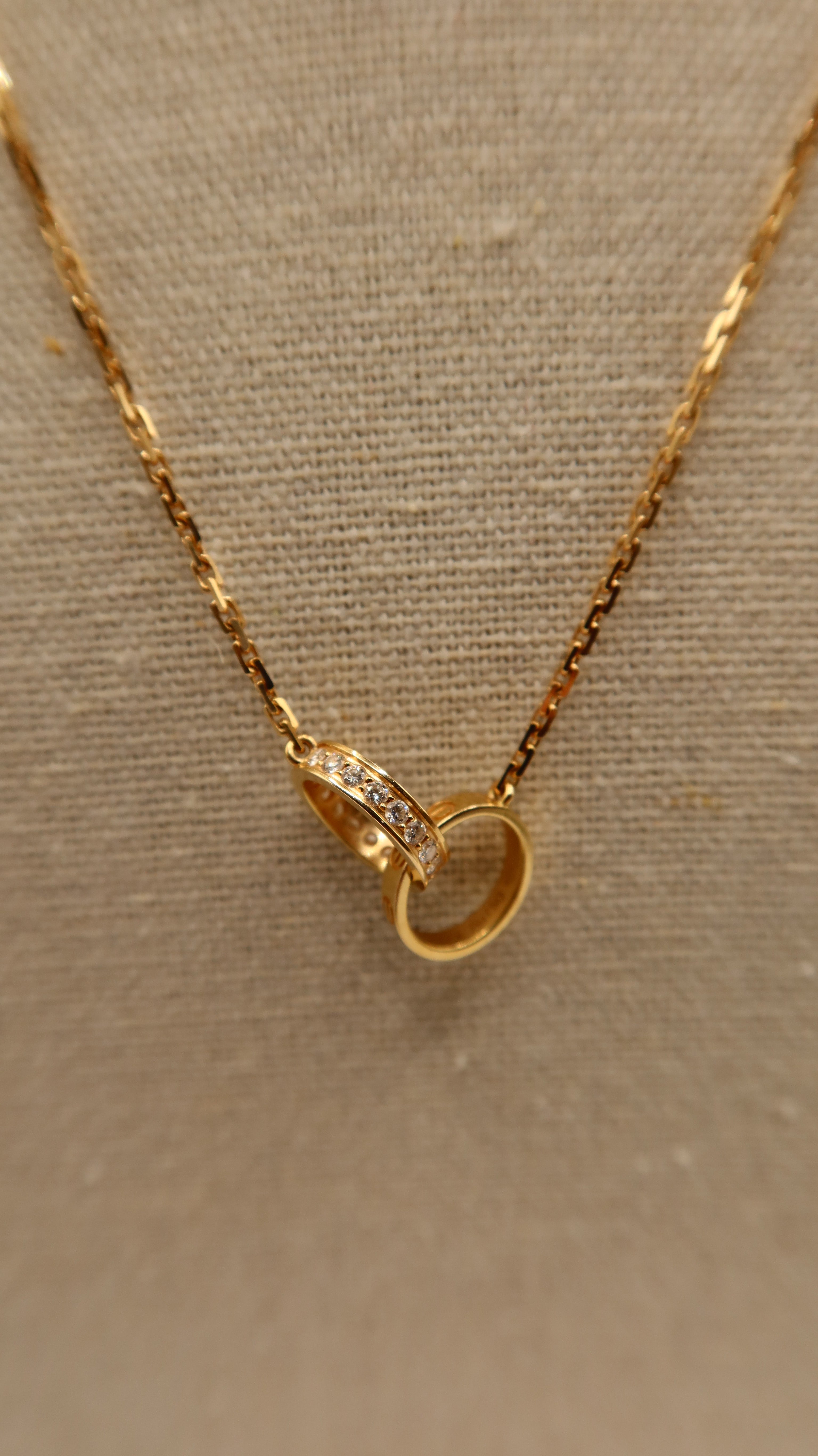 Cartier Baby Love Necklace (PG/with Diamonds)