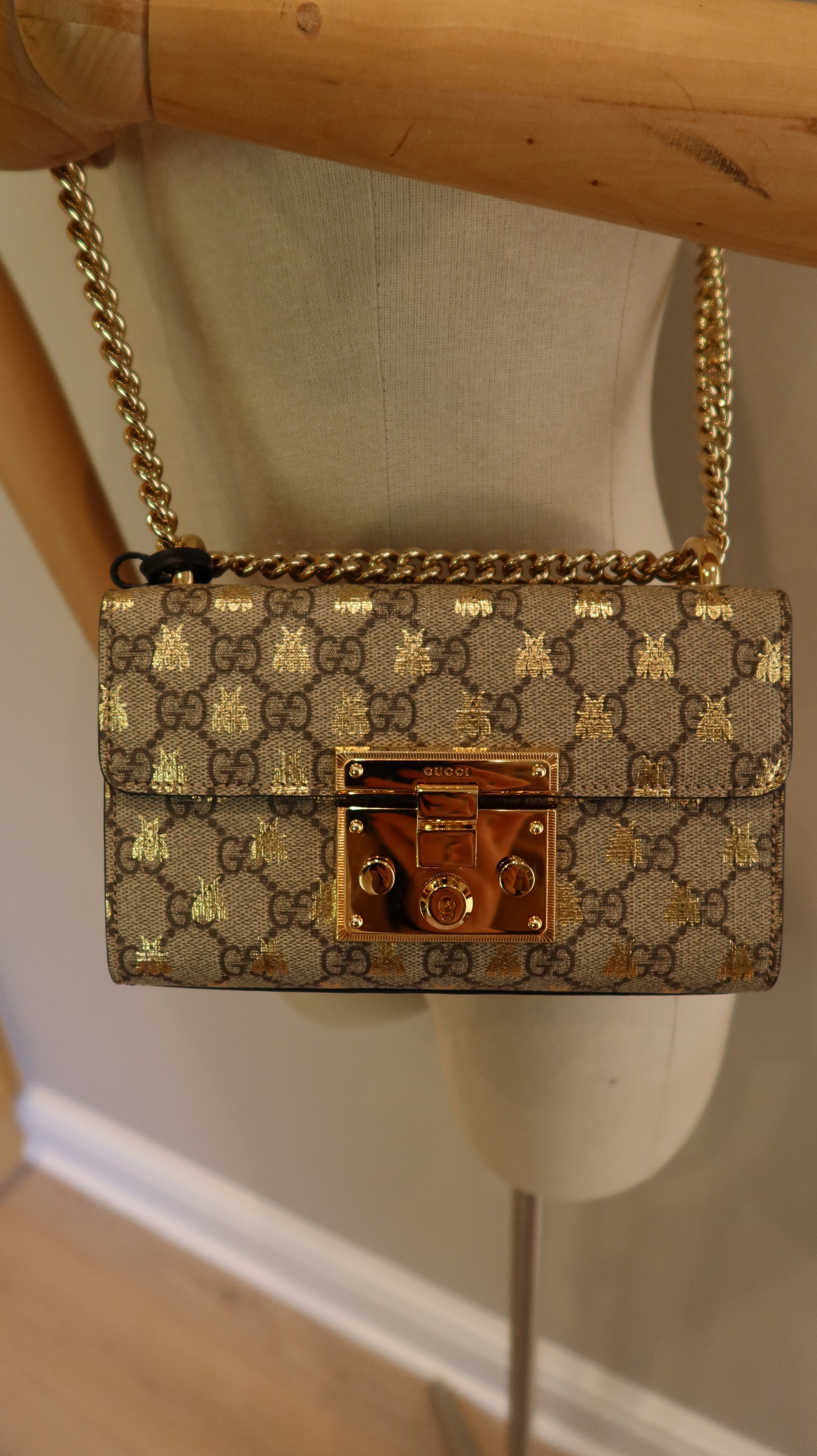 Gucci GG Supreme Padlock Bag
