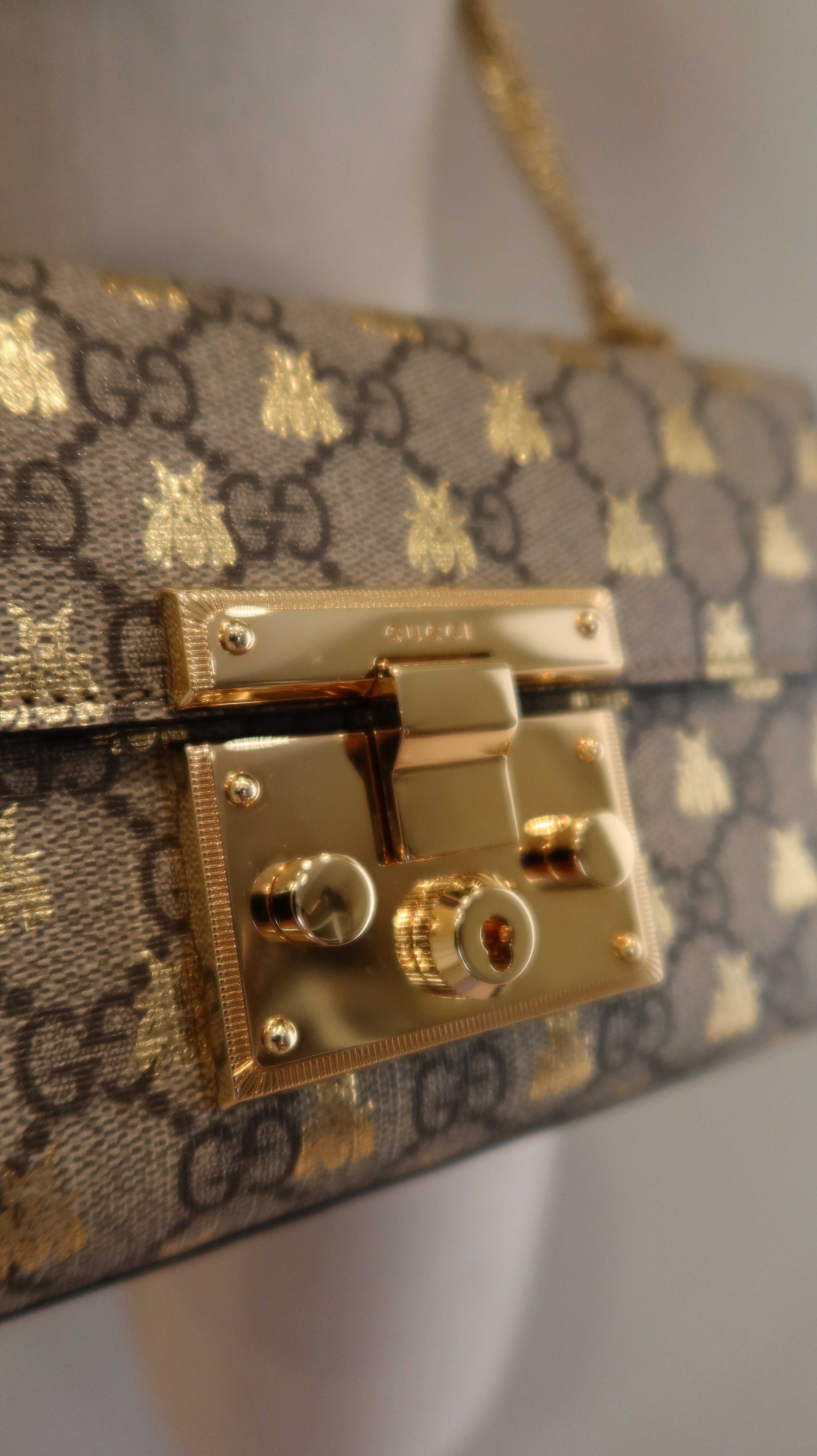 Gucci GG Supreme Padlock Bag