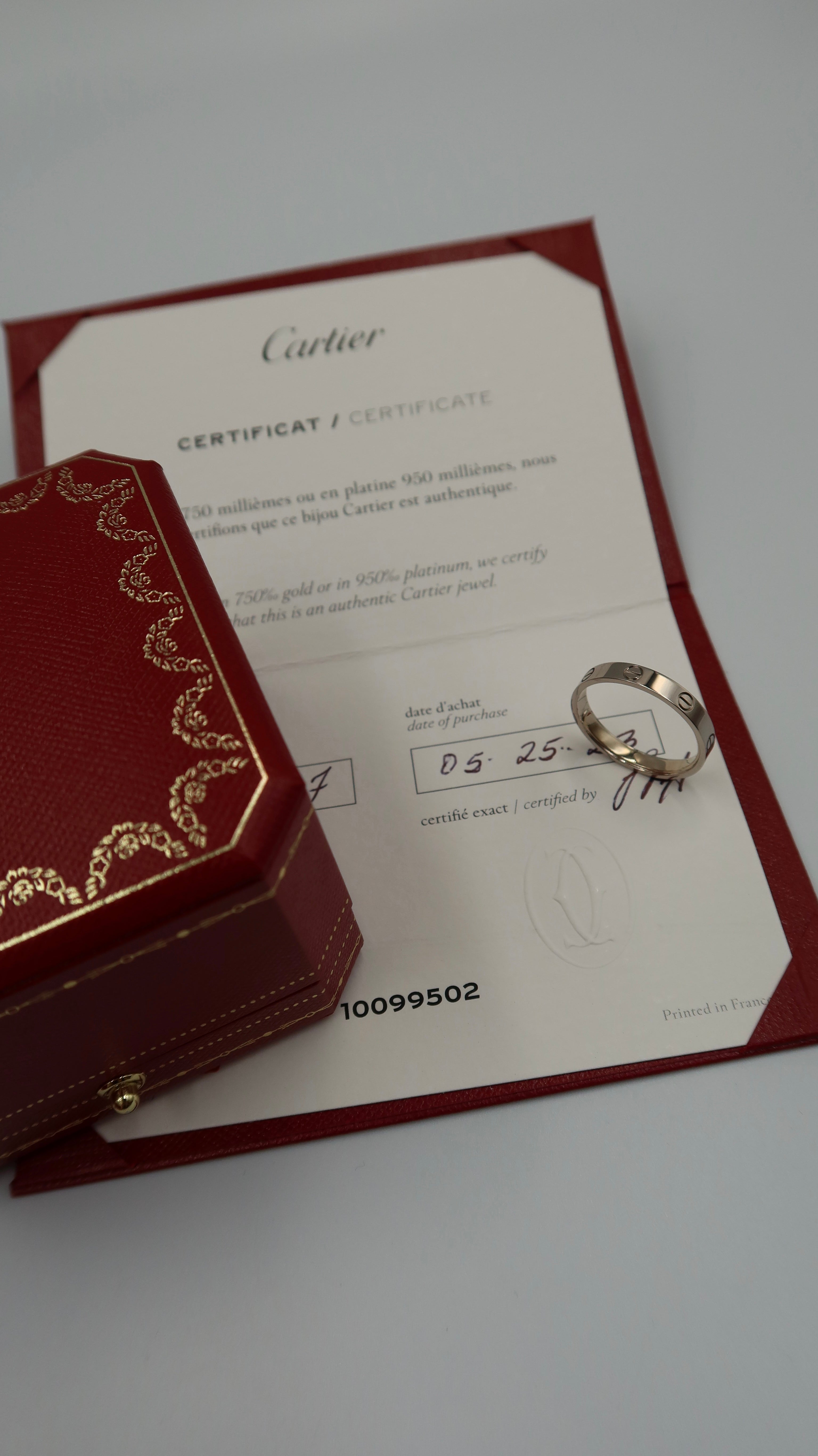 Cartier Love Band (65/WG/*Full Set*)