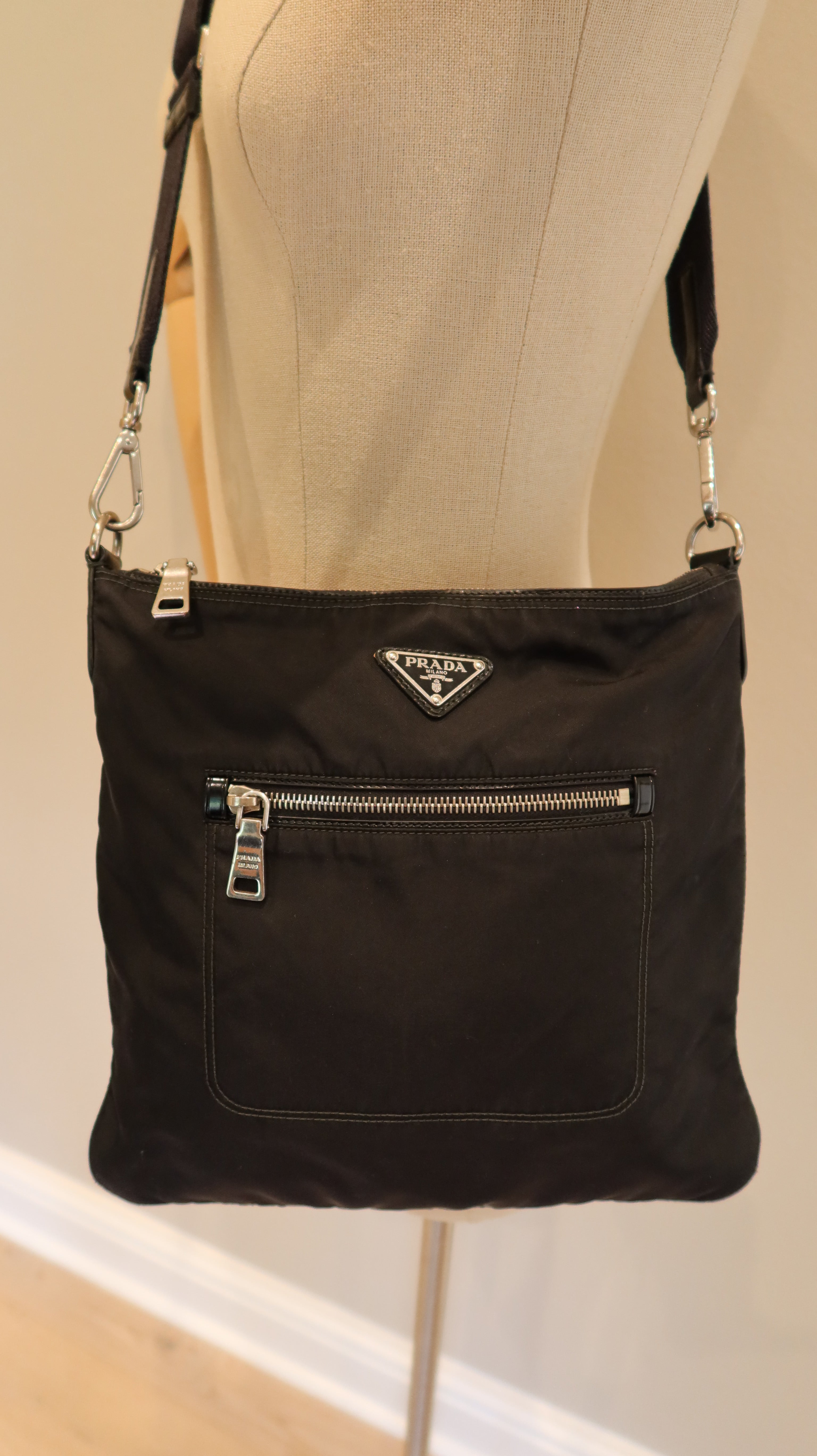 Prada Tessuto Messenger Bag