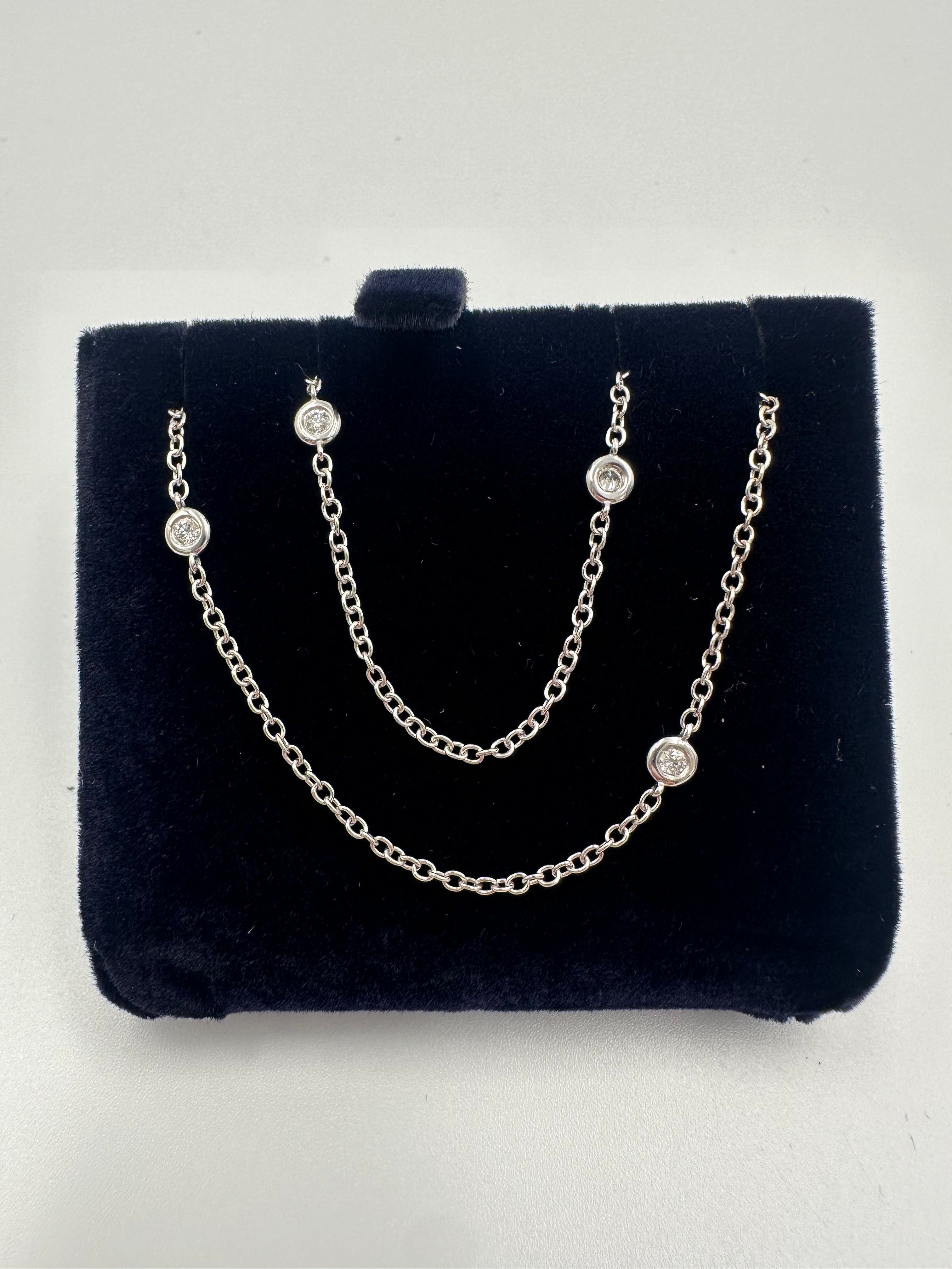 Luna 18ct Diamonds by the Yard Chain