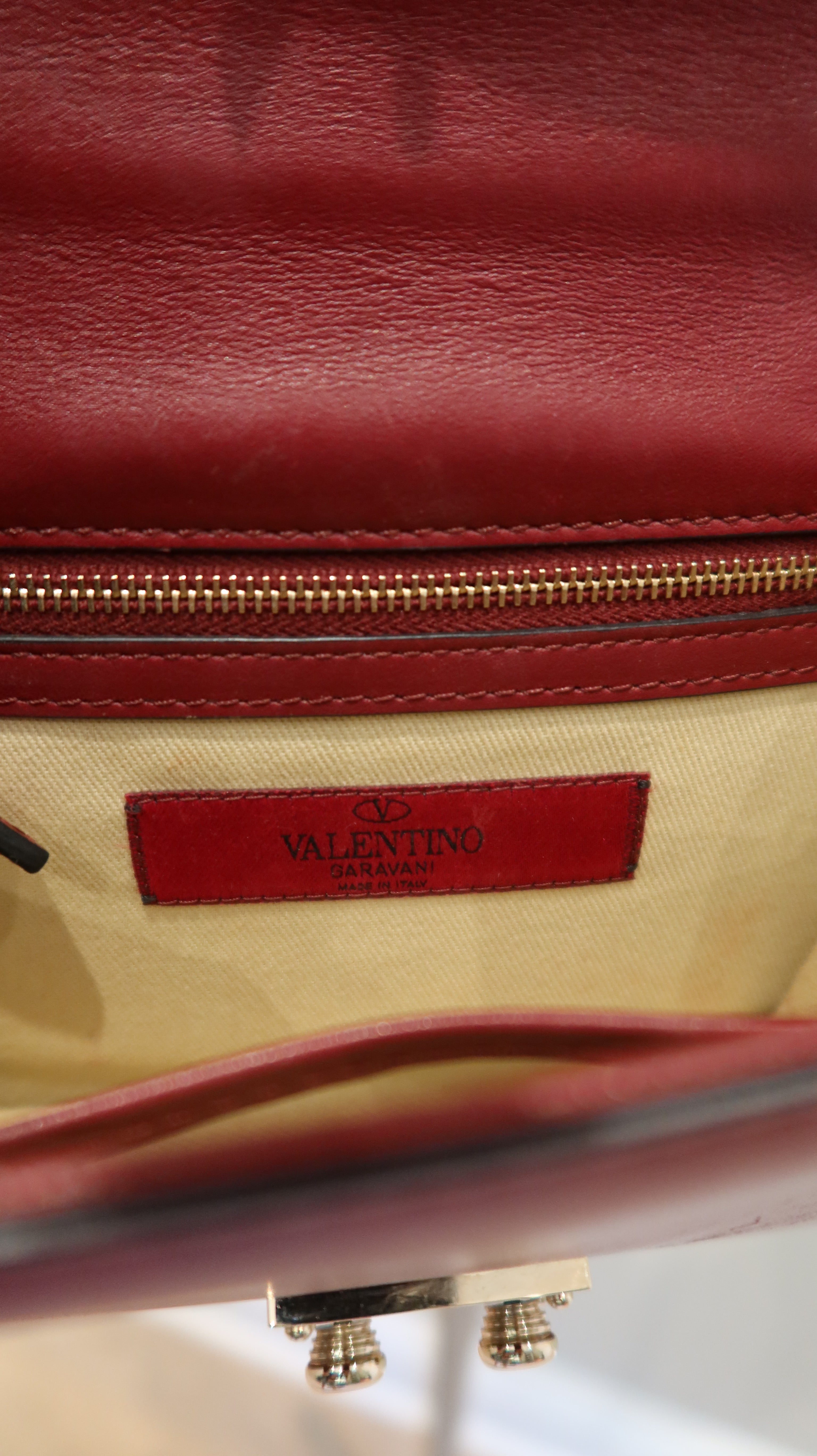 Valentino Rockstud Glam Lock Flap Bag