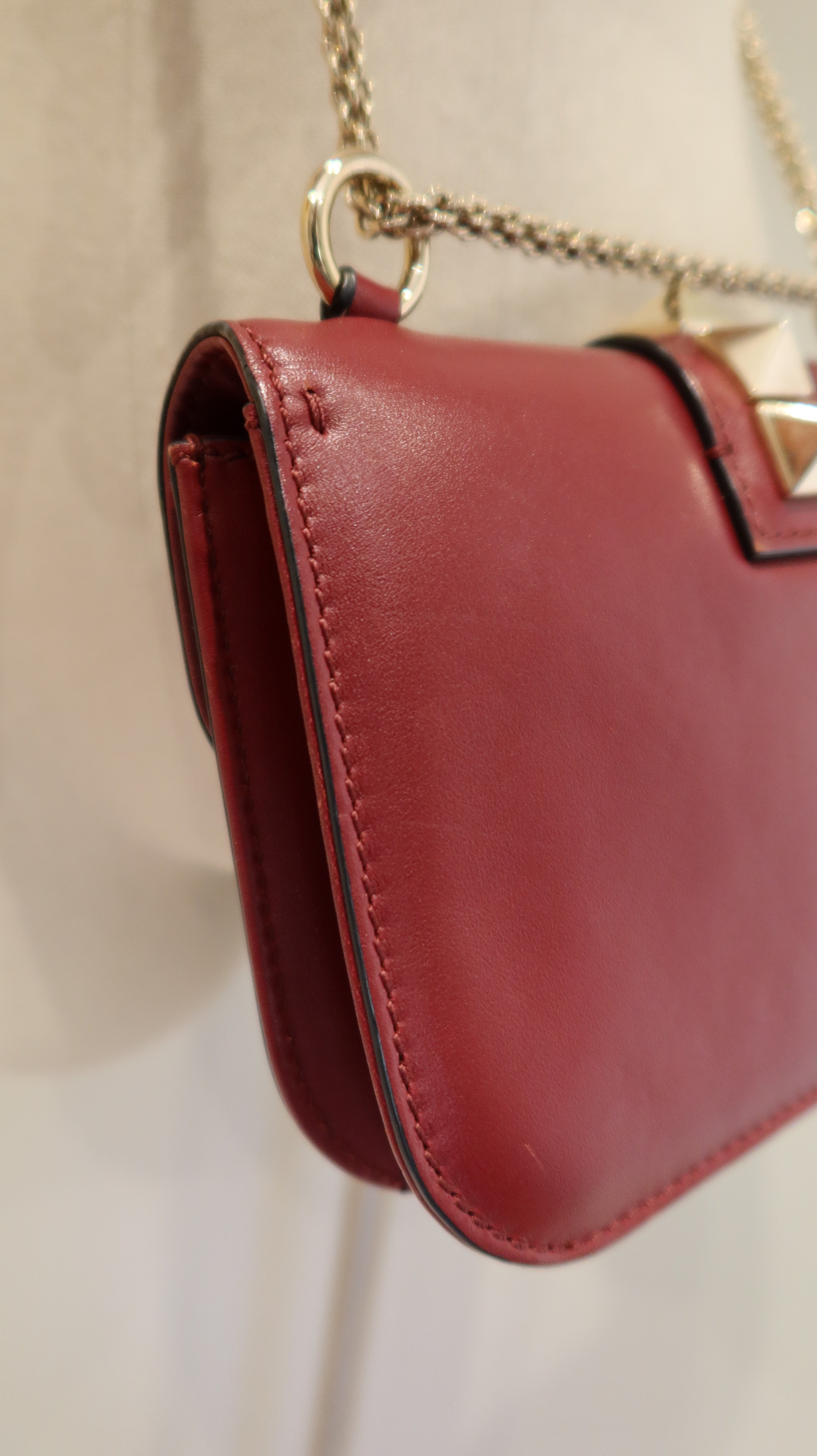 Valentino Rockstud Glam Lock Flap Bag
