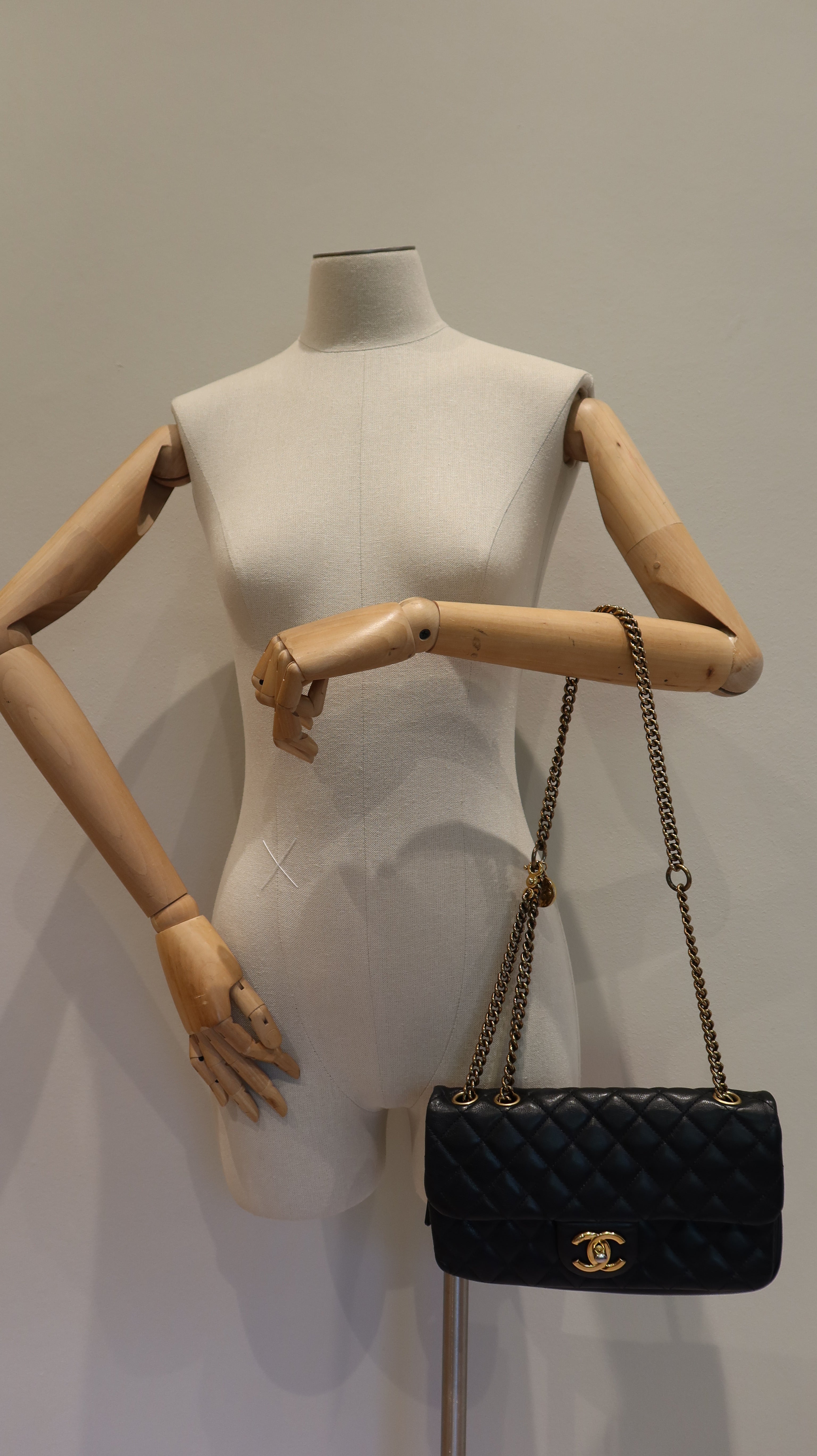 Chanel East West Flap Bag