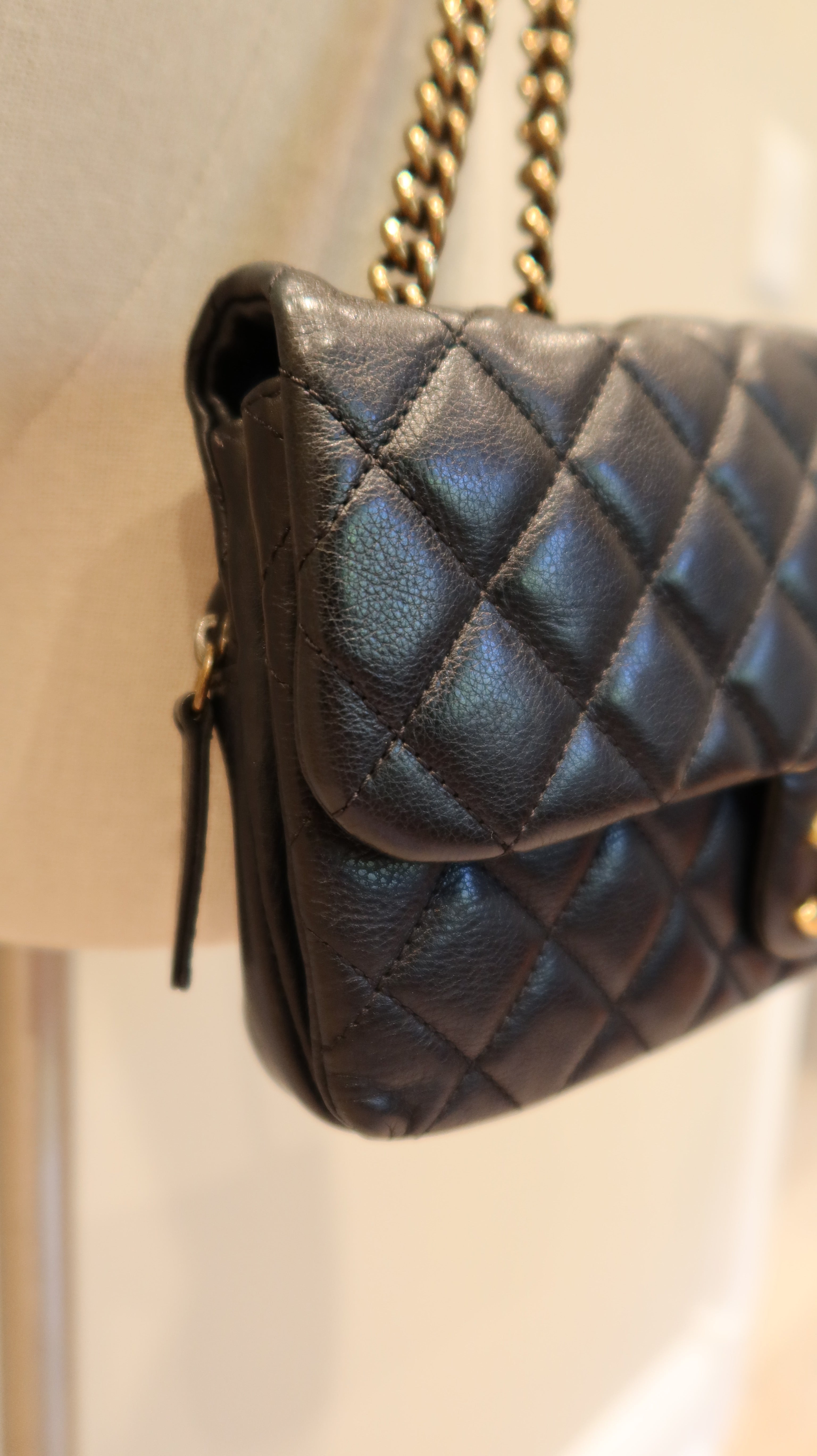 Chanel East West Flap Bag