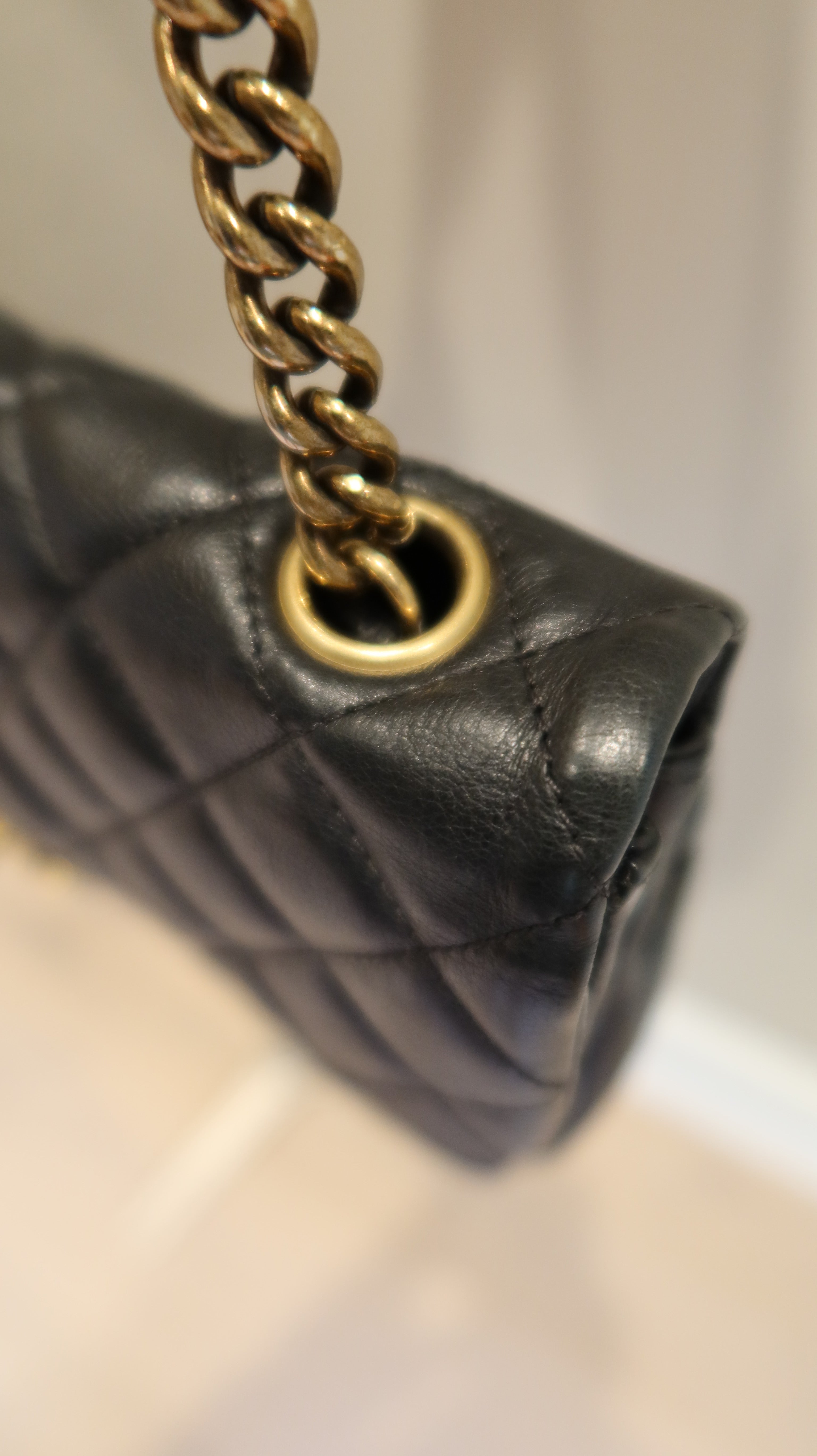 Chanel East West Flap Bag